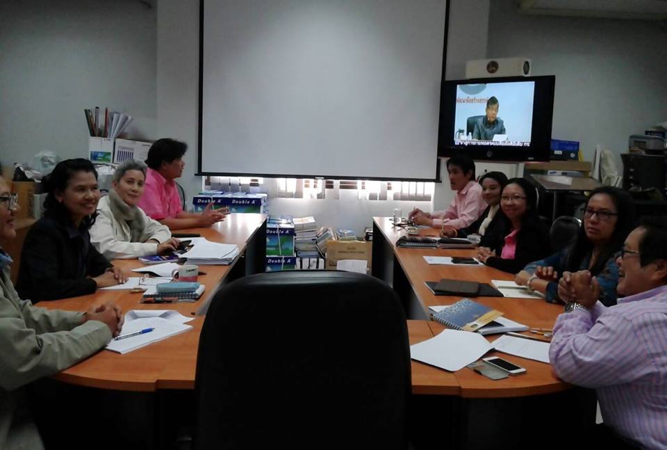 รับฟังการประชุมกรมฯ ครั้งที่ 2/2559 ผ่านระบบ VDO conference