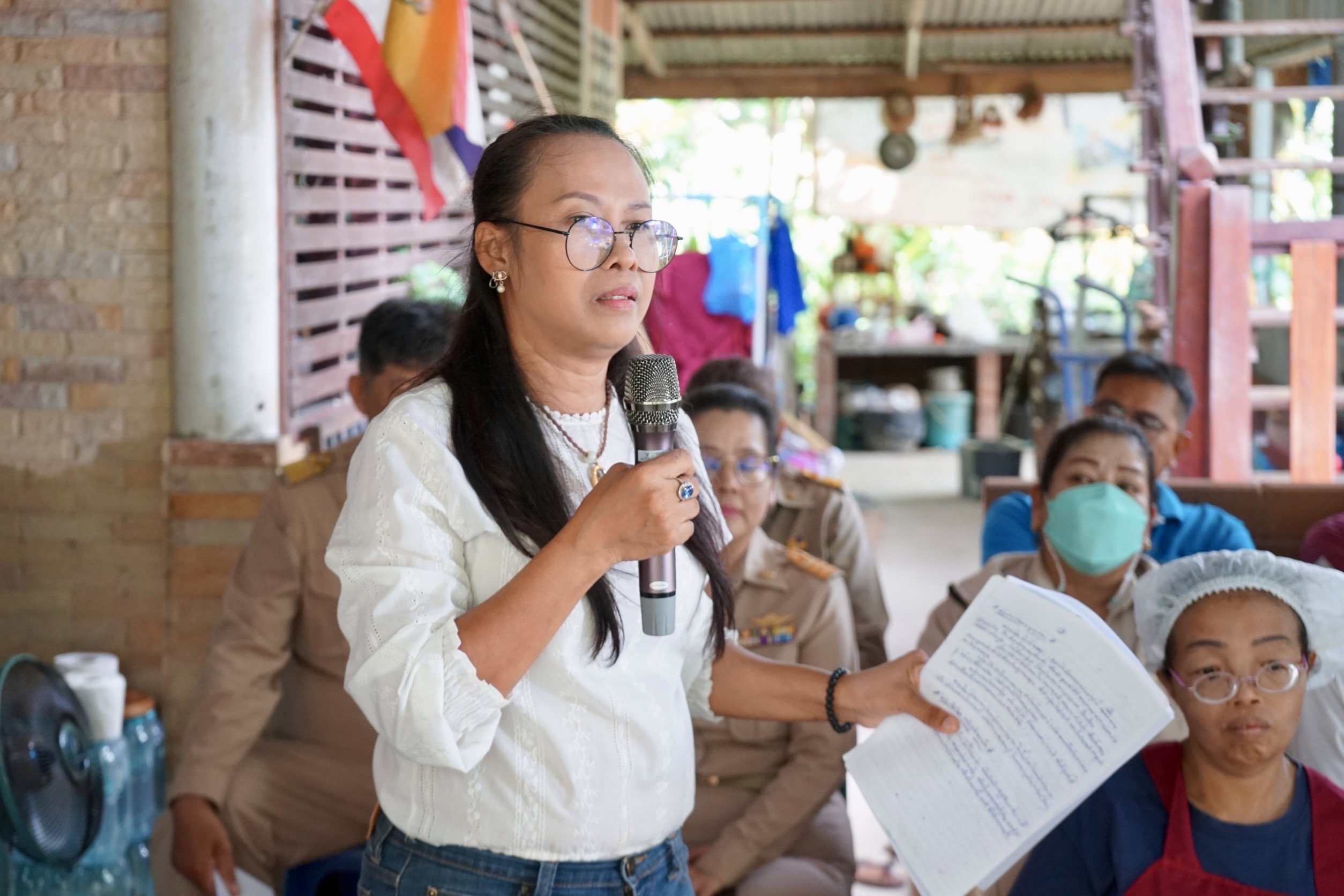 คณะกรรมการคัดเลือกคนกองทุนพัฒนาบทบาทสตรีดีเด่นระดับเขตตรวจราชการ ลงพื้นที่ติดตามและคัดเลือกฯ ในพื้นที่จังหวัดสมุทรสงคราม