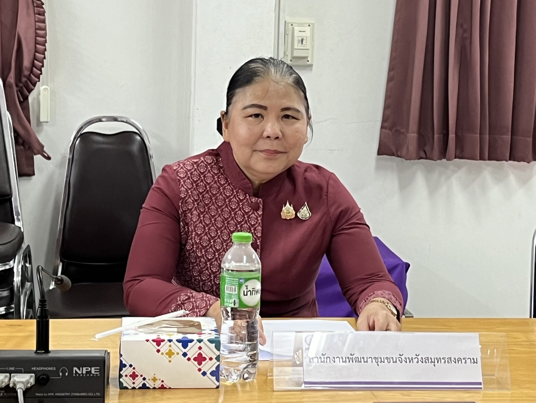 พช.สมุทรสงคราม ร่วมประชุมพิจารณาคัดเลือกกลุ่มเป้าหมาย เพื่อเข้าร่วมกิจกรรมยกระดับเกษตรกรเป้าหมายด้านการพัฒนาผลิตภัณฑ์และบรรจุภัณฑ์ต้นแบบ และทดสอบผลิตภัณฑ์