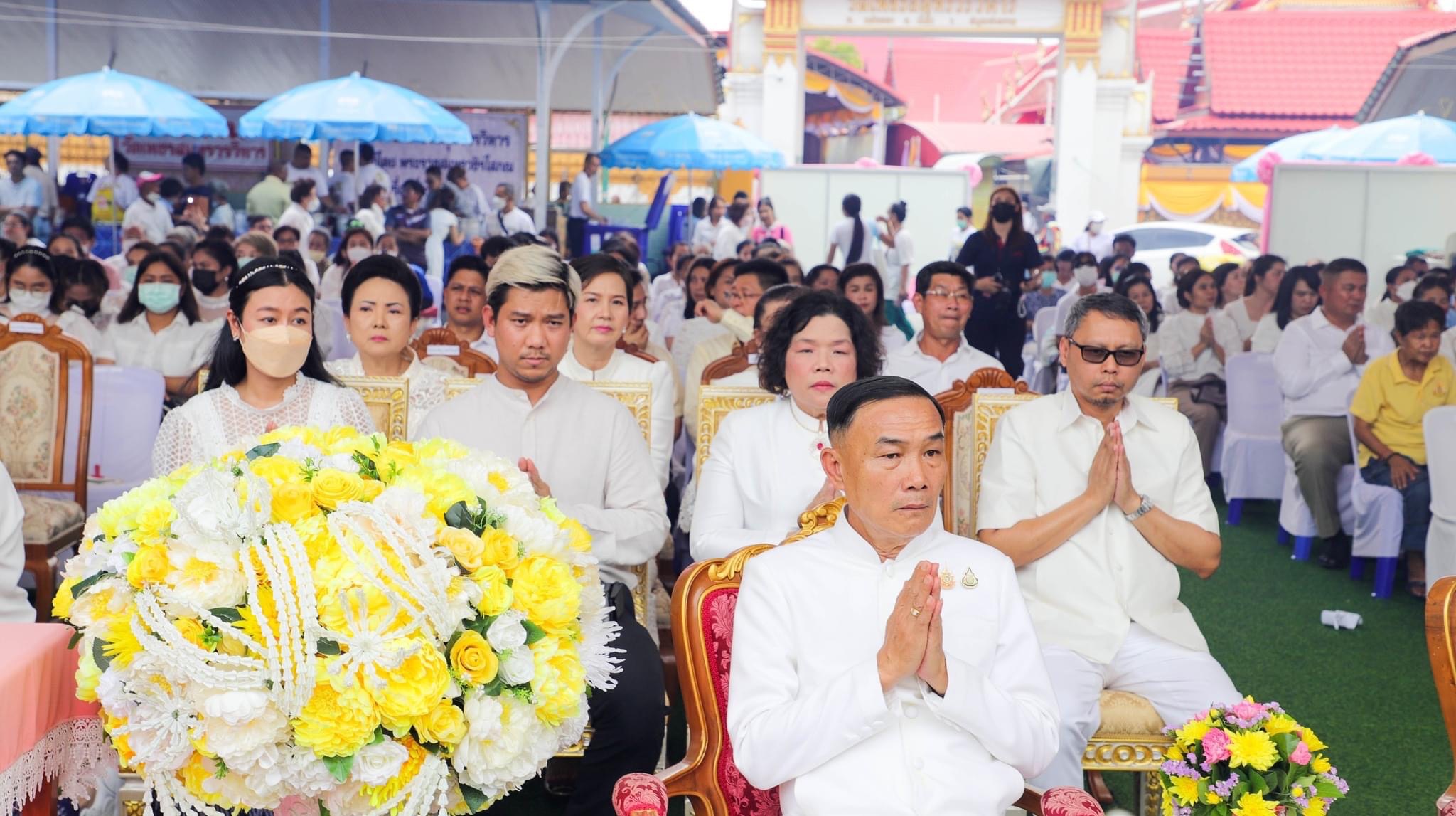 พช.สมุทรสงคราม ร่วมพิธีเททองหล่อ “หลวงพ่อบ้านแหลม” องค์จำลองใหญ่ที่สุดในโลก วาระที่ 2 ส่วนพระอุระ พระหัตถ์ และบาตร