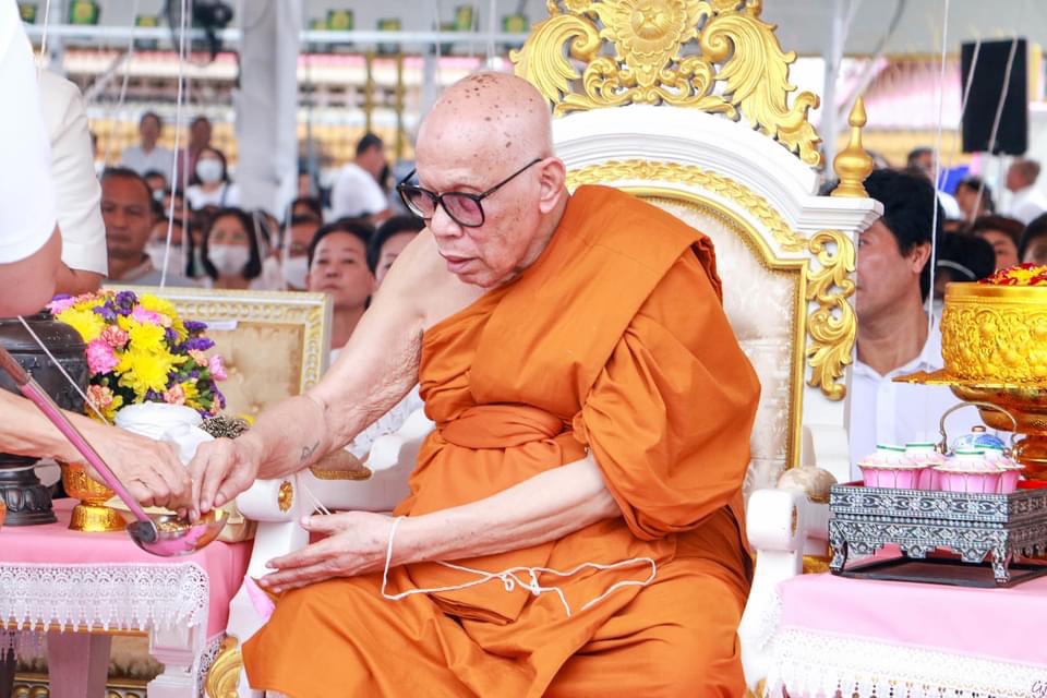 พช.สมุทรสงคราม ร่วมพิธีเททองหล่อหลวงพ่อบ้านแหลมองค์จำลองใหญ่ที่สุดในโลก วาระที่ 3