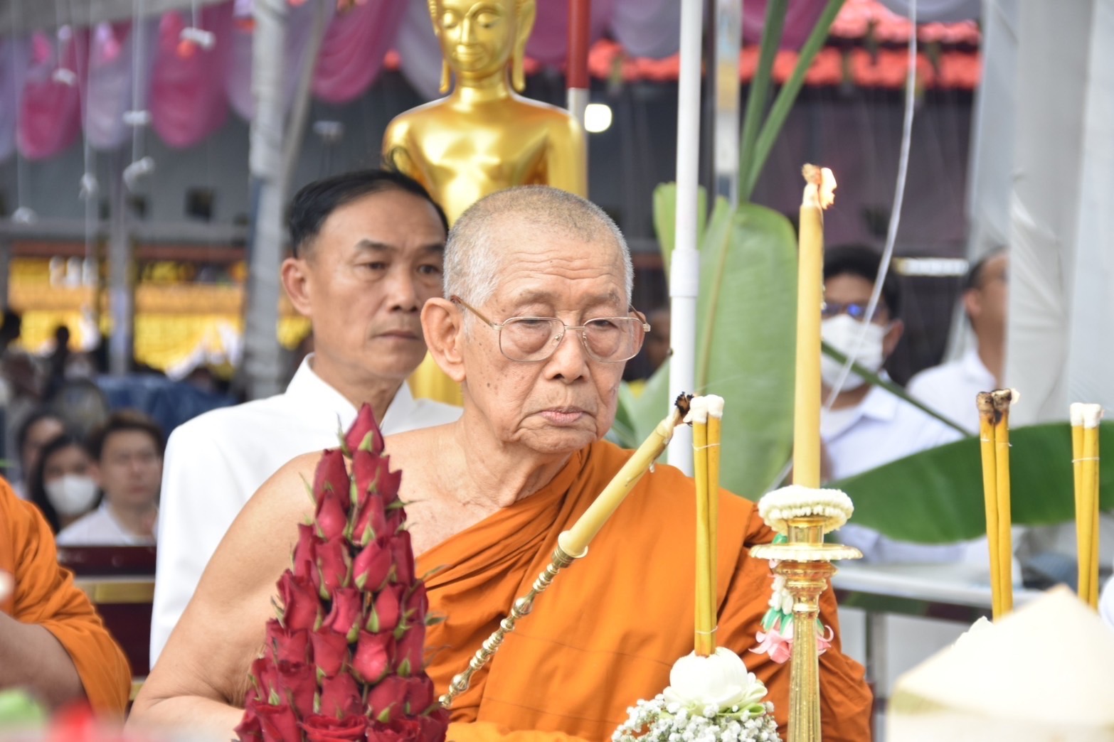 พช.สมุทรสงคราม ร่วมพิธีเททองหล่อหลวงพ่อบ้านแหลมองค์จำลองใหญ่ที่สุดในโลก วาระที่ 3