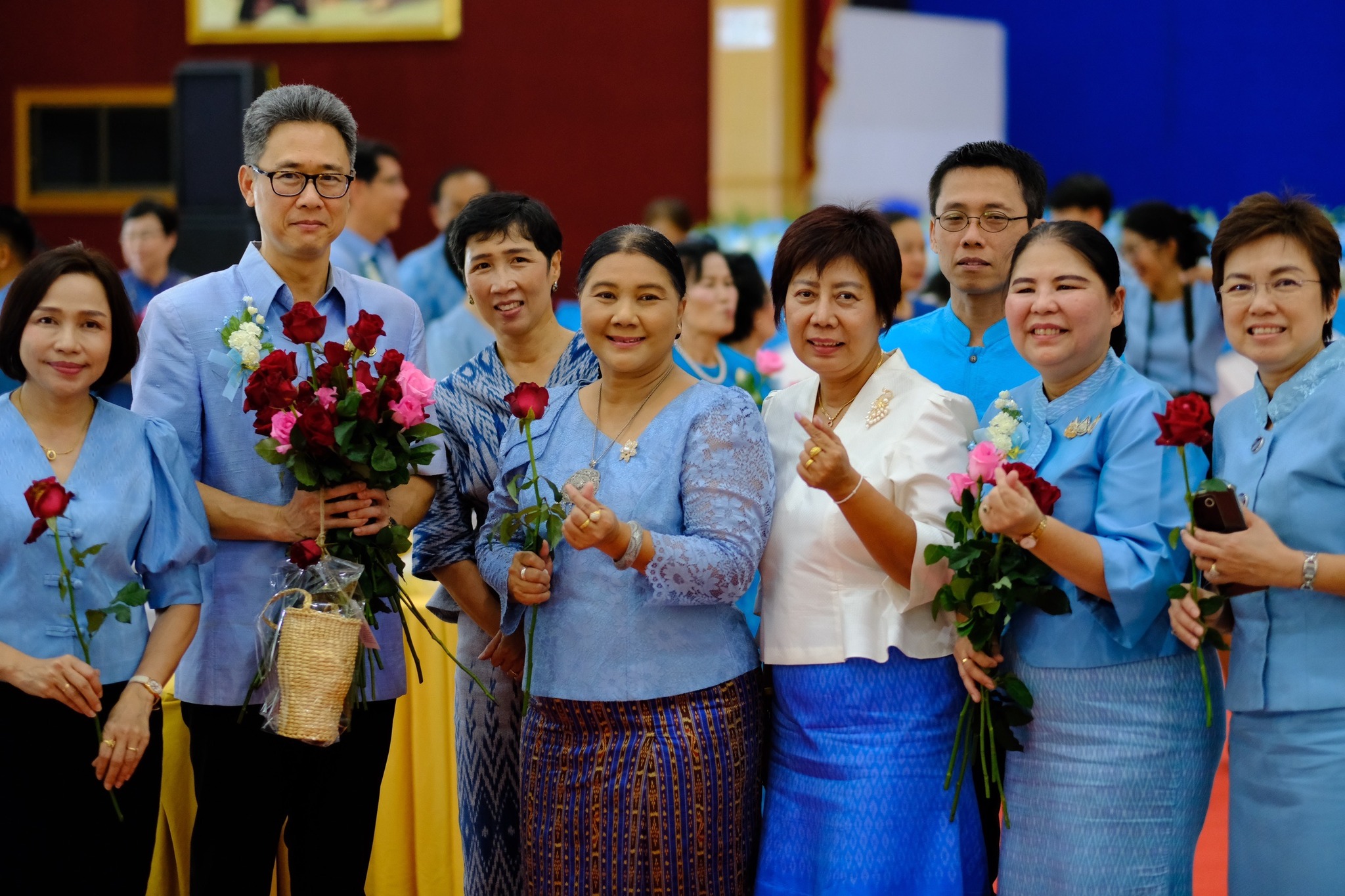 สตรีสมุทรสงครามรวมพลัง จัดกิจกรรมวันแม่แห่งชาติและวันสตรีไทย จังหวัดสมุทรสงคราม ประจำปี 2567 โครงการ “สตรีสมุทรสงคราม สืบสาน อนุรักษ์ศิลป์ ผ้าถิ่นแม่กลอง” เนื่องในวันสตรีไทยและวันแม่แห่งชาติ ประจำปี 2567