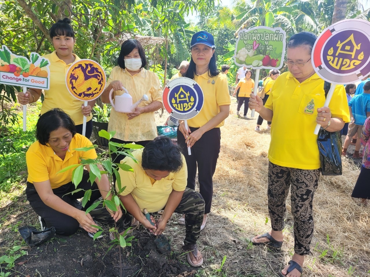 พช.สมุทรสงคราม ดำเนินโครงการส่งเสริมและสนับสนุนกิจกรรมอนุรักษ์พันธุกรรมพืช ตามโครงการอนุรักษ์พันธุกรรมพืชอันเนื่องมาจากพระราชดำริ สมเด็จพระเทพรัตนราชสุดา ฯ สยามบรมราชกุมารี (อพ.สธ.)