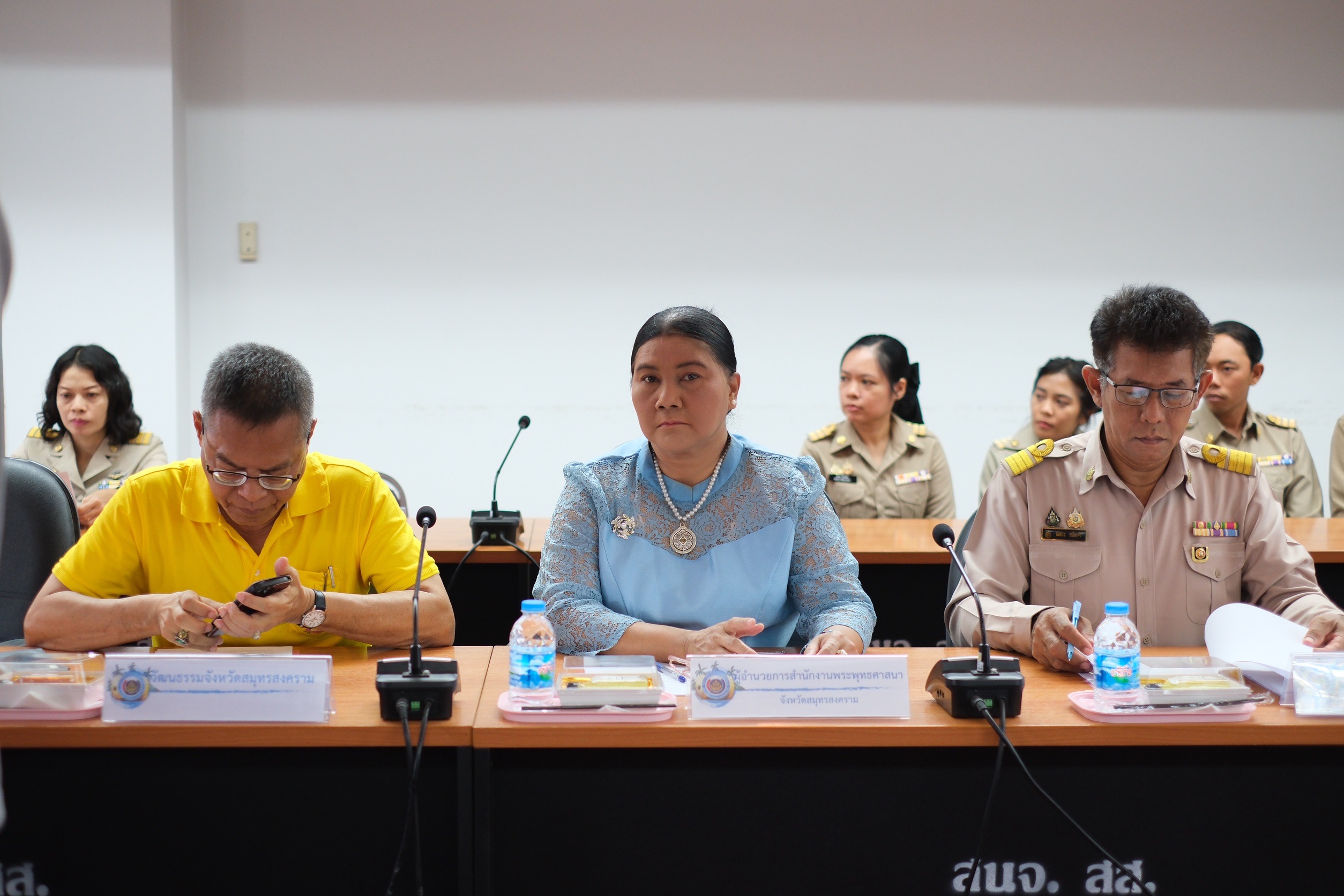 พช.สมุทรสงคราม ดำเนินการประชุมคณะทำงานบริหารการจัดเก็บและใช้ประโยชน์ข้อมูลความจำเป็นพื้นฐาน (จปฐ.) และการนำเสนอผลการจัดเก็บและรับรองคุณภาพ จปฐ. ระดับจังหวัด
