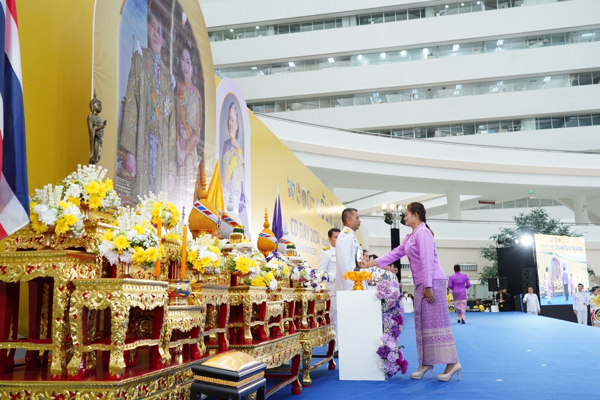 พช.สมุทรสงคราม ร่วมงาน “วันพัฒนาชุมชน” (CD Day 2024) 62 ปี กรมการพัฒนาชุมชน “เศรษฐกิจฐานรากมั่นคง ชุมชนเข้มแข็งอย่างยั่งยืน”