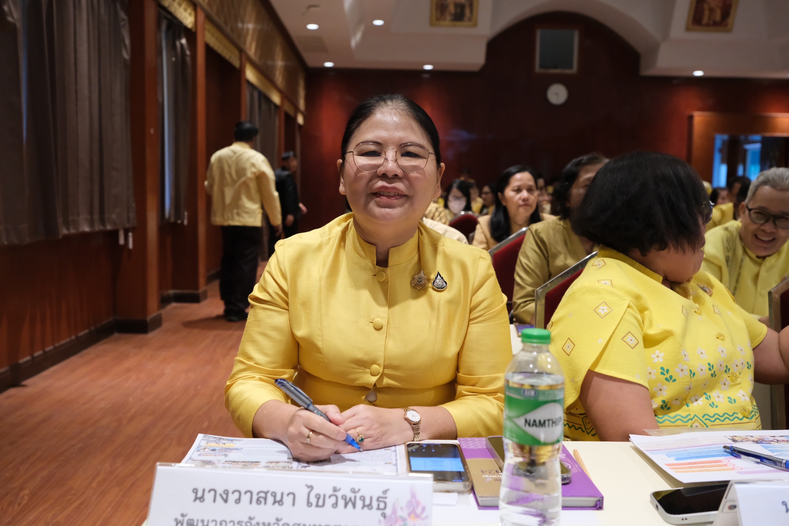 พช.สมุทรสงคราม ร่วมกิจกรรมมุทิตาจิต ข้าราชการพ้นจากราชการเพราะอายุครบหกสิบปีบริบูรณ์ (ครบเกษียณอายุ) ในสิ้นปีงบประมาณ พ.ศ. 2567