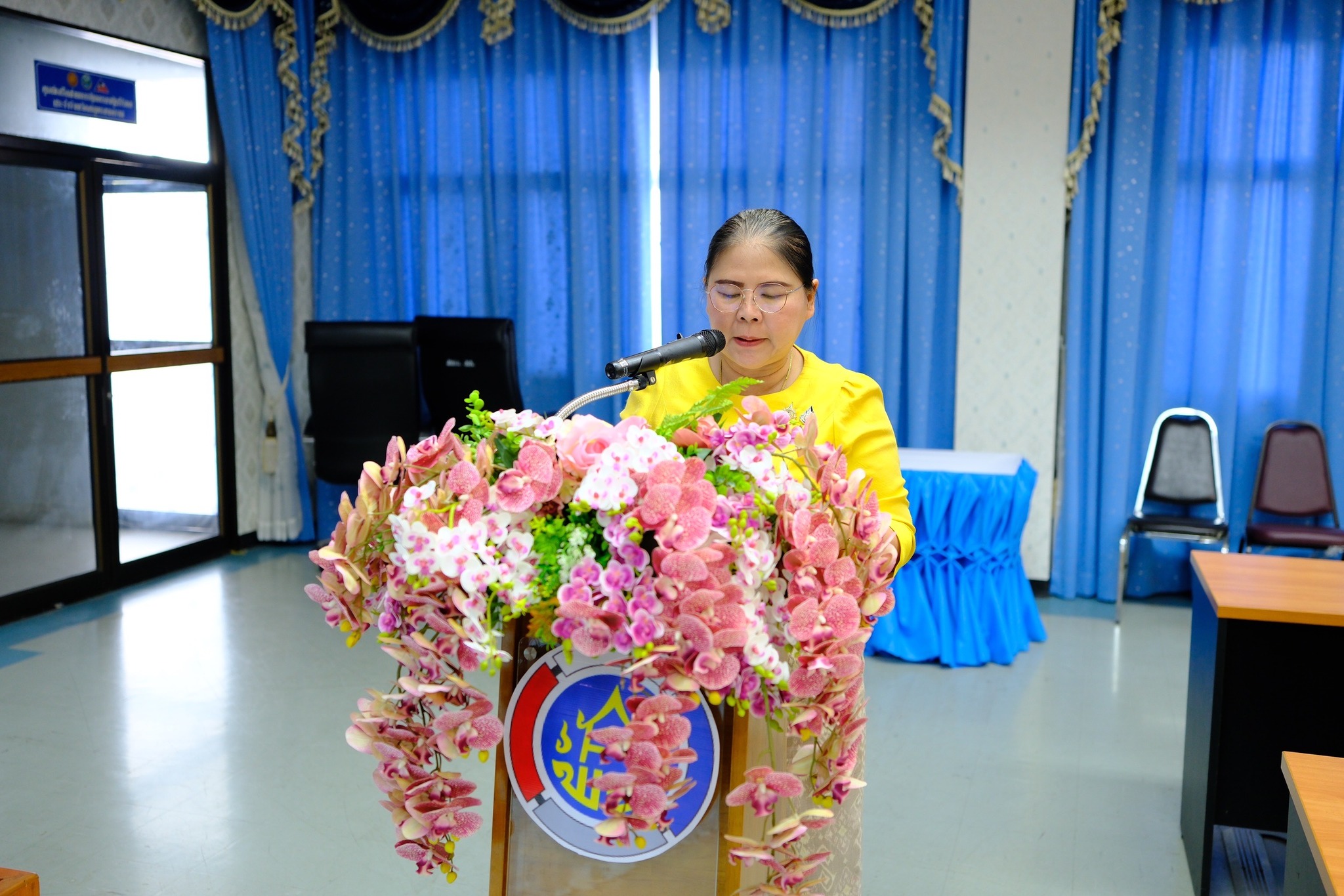 พช.สมุทรสงคราม ดำเนินโครงการประชุมเชิงปฏิบัติการเพิ่มประสิทธิภาพการขับเคลื่อนกองทุนหมู่บ้านและชุมชนเมือง จังหวัดสมุทรสงคราม