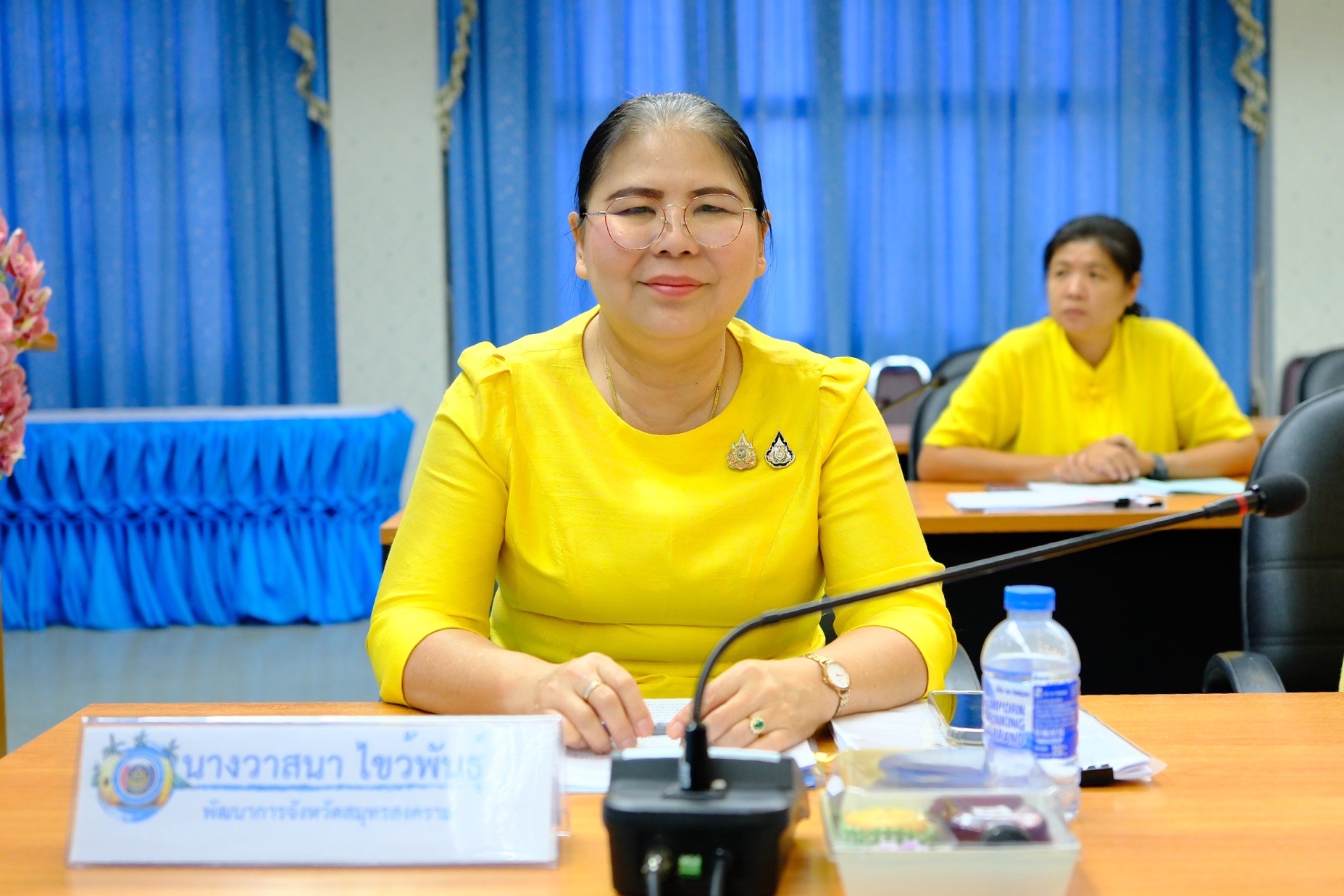 พช.สมุทรสงคราม ดำเนินโครงการประชุมเชิงปฏิบัติการเพิ่มประสิทธิภาพการขับเคลื่อนกองทุนหมู่บ้านและชุมชนเมือง จังหวัดสมุทรสงคราม
