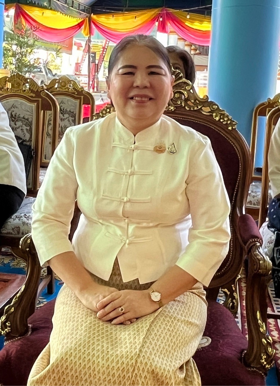 พช.สมุทรสงคราม ร่วมพิธีพุทธาภิเษกกระยาสารททิพย์ รุ่น “กินได้ชนะโรค”