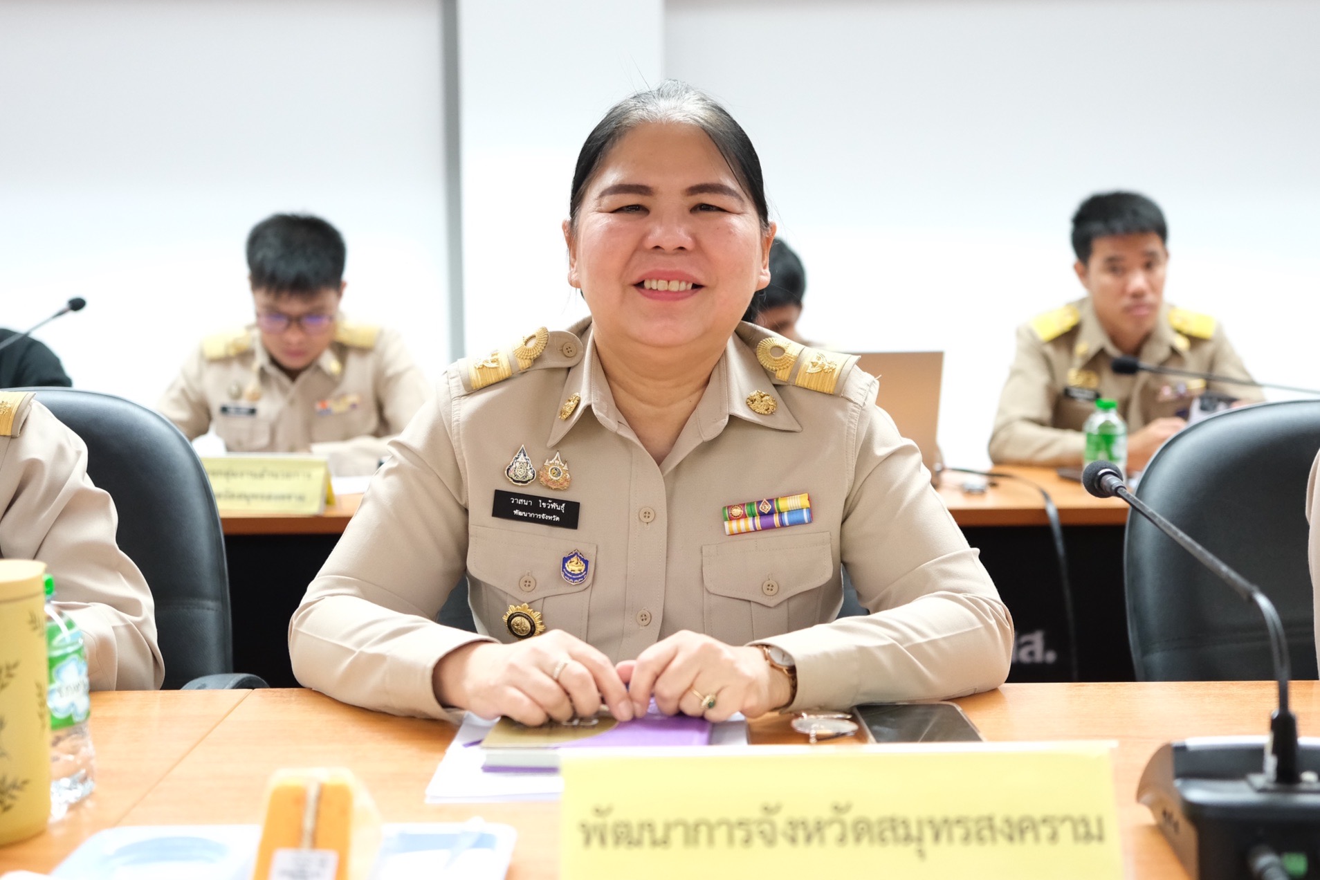 พช.สมุทรสงคราม ร่วมประชุมหัวหน้าส่วนราชการ หน่วยงานรัฐวิสาหกิจ สังกัดกระทรวงมหาดไทยและนายอำเภอ จังหวัดสมุทรสงคราม ครั้งที่ 9/2567