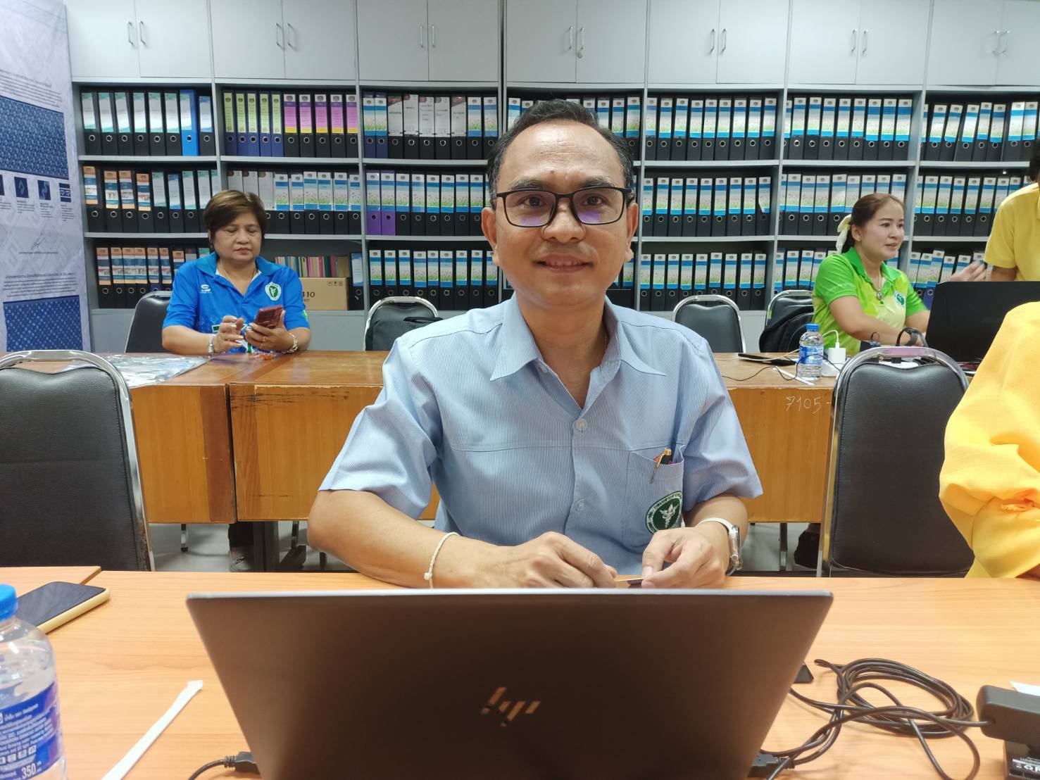 พช.สมุทรสงคราม ร่วมรับการลงทะเบียนยืนยันตัวตน (Health ID)