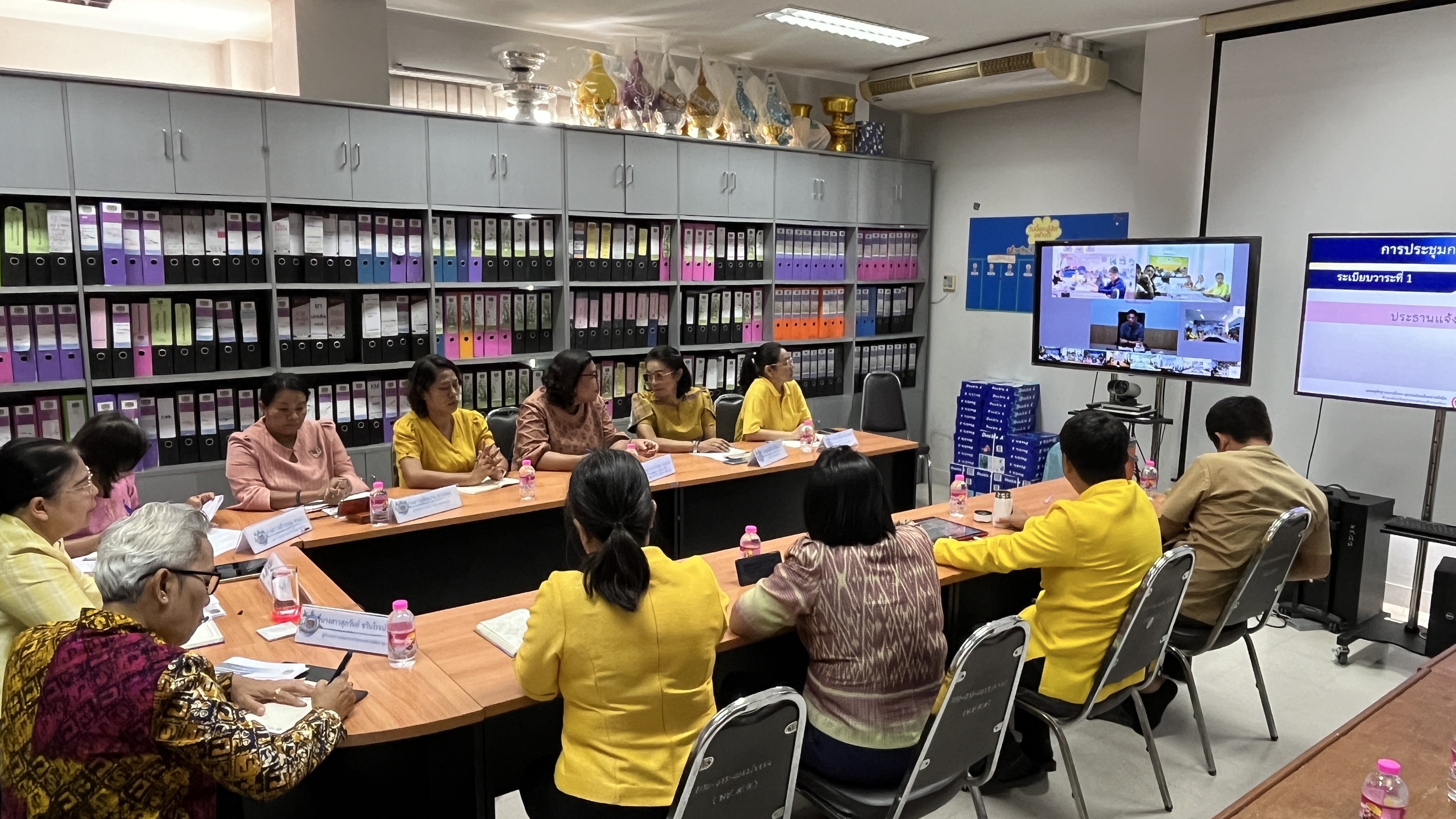 พช.สมุทรสงคราม ร่วมการประชุมกรมการพัฒนาชุมชนครั้งที่ 11/2567