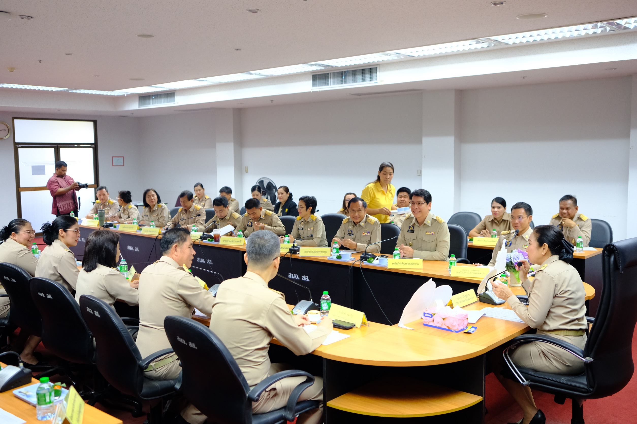 พช.สมุทรสงคราม ร่วมประชุมหัวหน้าส่วนราชการ หน่วยงานรัฐวิสาหกิจ สังกัดกระทรวงมหาดไทยและนายอำเภอ จังหวัดสมุทรสงคราม ครั้งที่ 11/2567