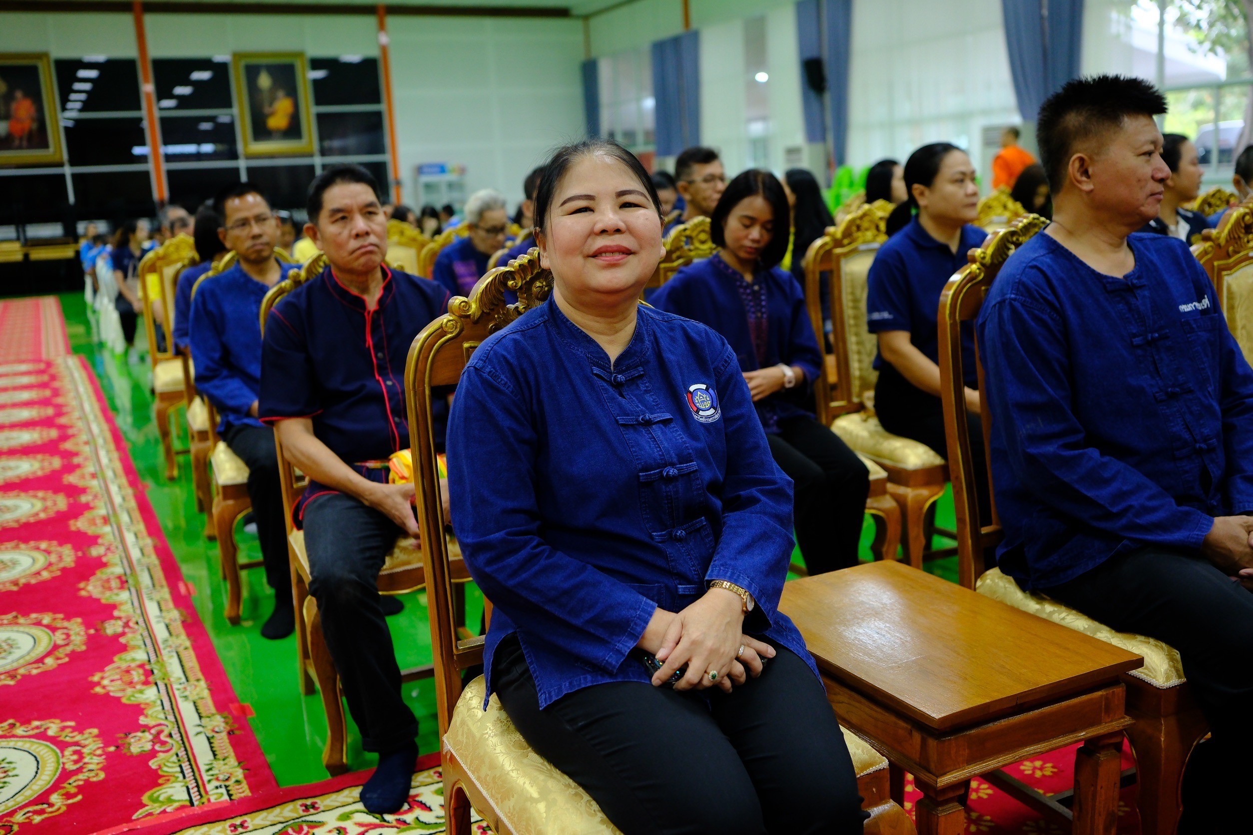 พช.สมุทรสงคราม ร่วมกิจกรรม “ปลูกวันแม่ เกี่ยววันพ่อ สานต่อนาปันสุข ปลูกข้าวให้น้อง พลังบวร” ปี 2567