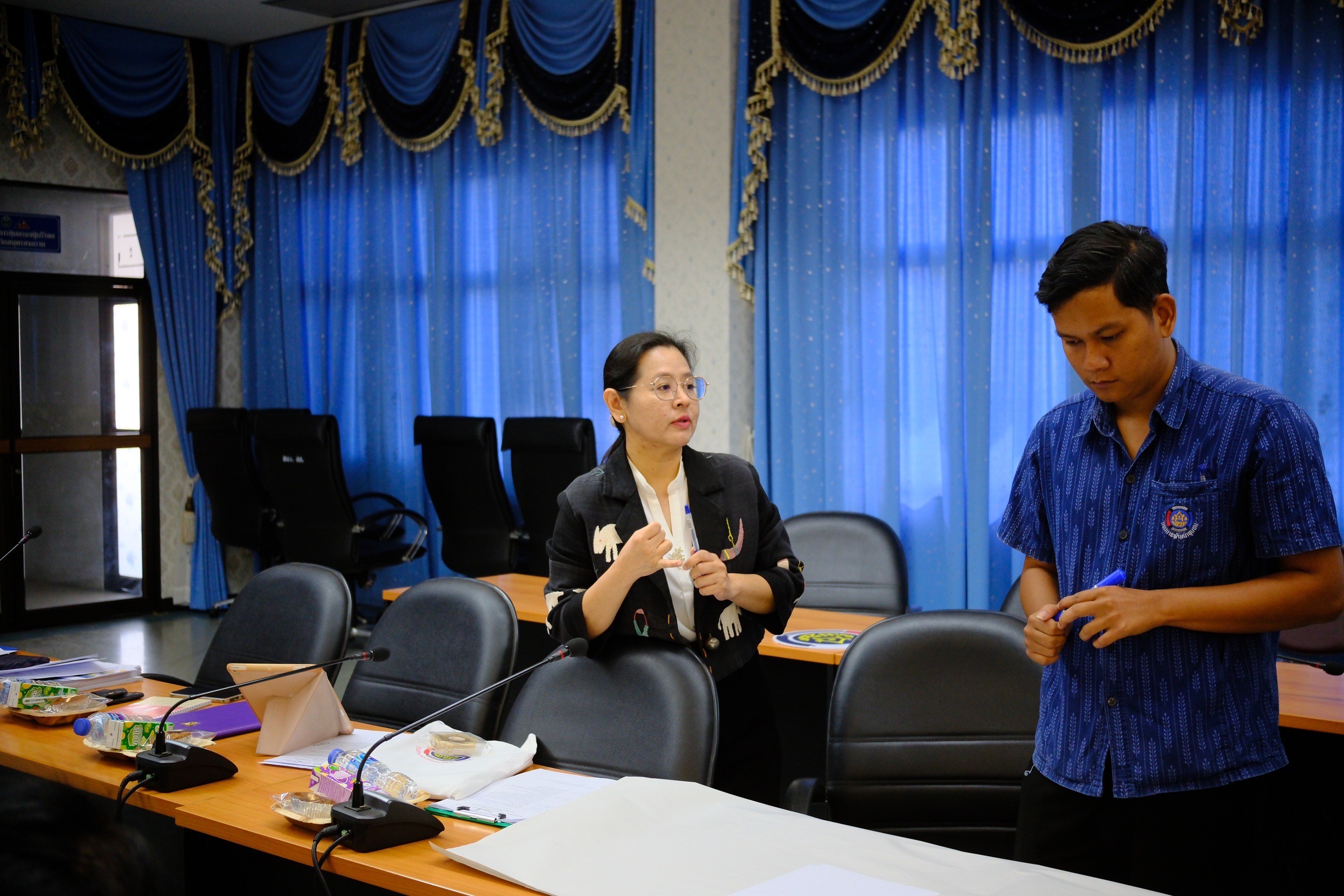 พช.สมุทรสงคราม จัดประชุมเชิงปฏิบัติการเสริมสร้างการบูรณาการกลไกขับเคลื่อนการขจัดความยากจน ระดับจังหวัด ประจำปีงบประมาณ 2568