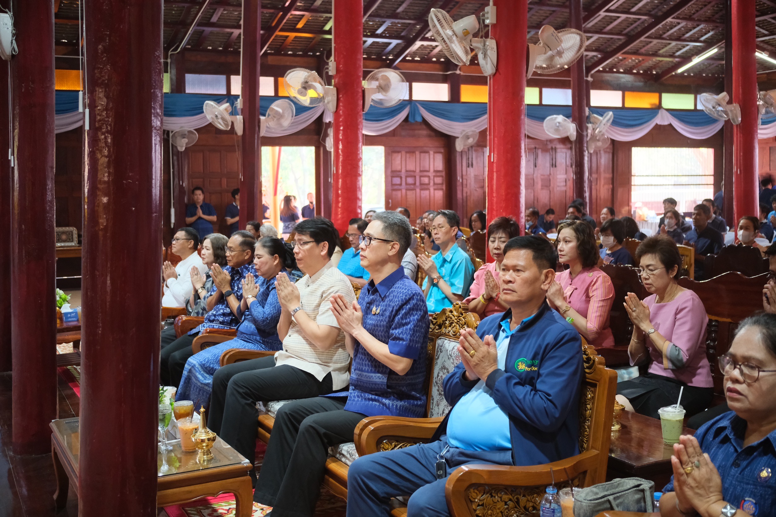 พช.สมุทรสงคราม จัดกิจกรรมเนื่องในวาระครบรอบ 56 ปี โครงการพัฒนาผู้นำอาสาพัฒนาชุมชน จังหวัดสมุทรสงคราม ประจำปี 2568