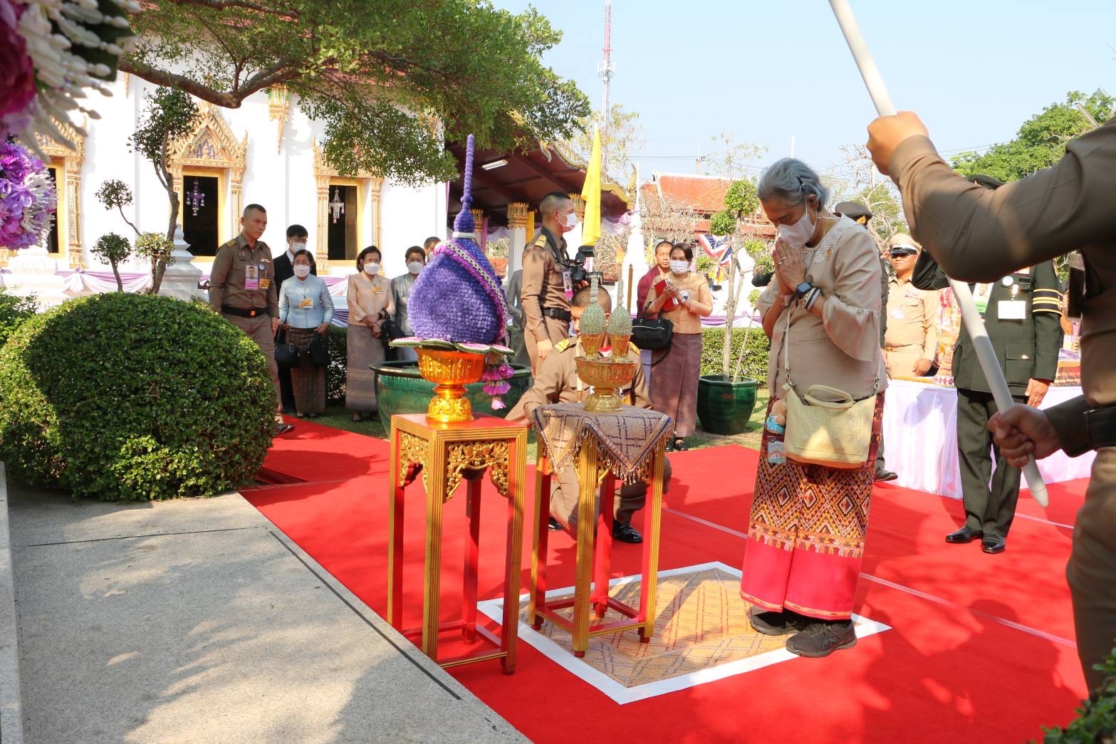 พช.สมุทรสงคราม ร่วมเข้าเฝ้าทูลละอองพระบาทรับเสด็จ สมเด็จพระกนิษฐาธิราชเจ้า กรมสมเด็จพระเทพรัตนราชสุดาฯ สยามบรมราชกุมารี