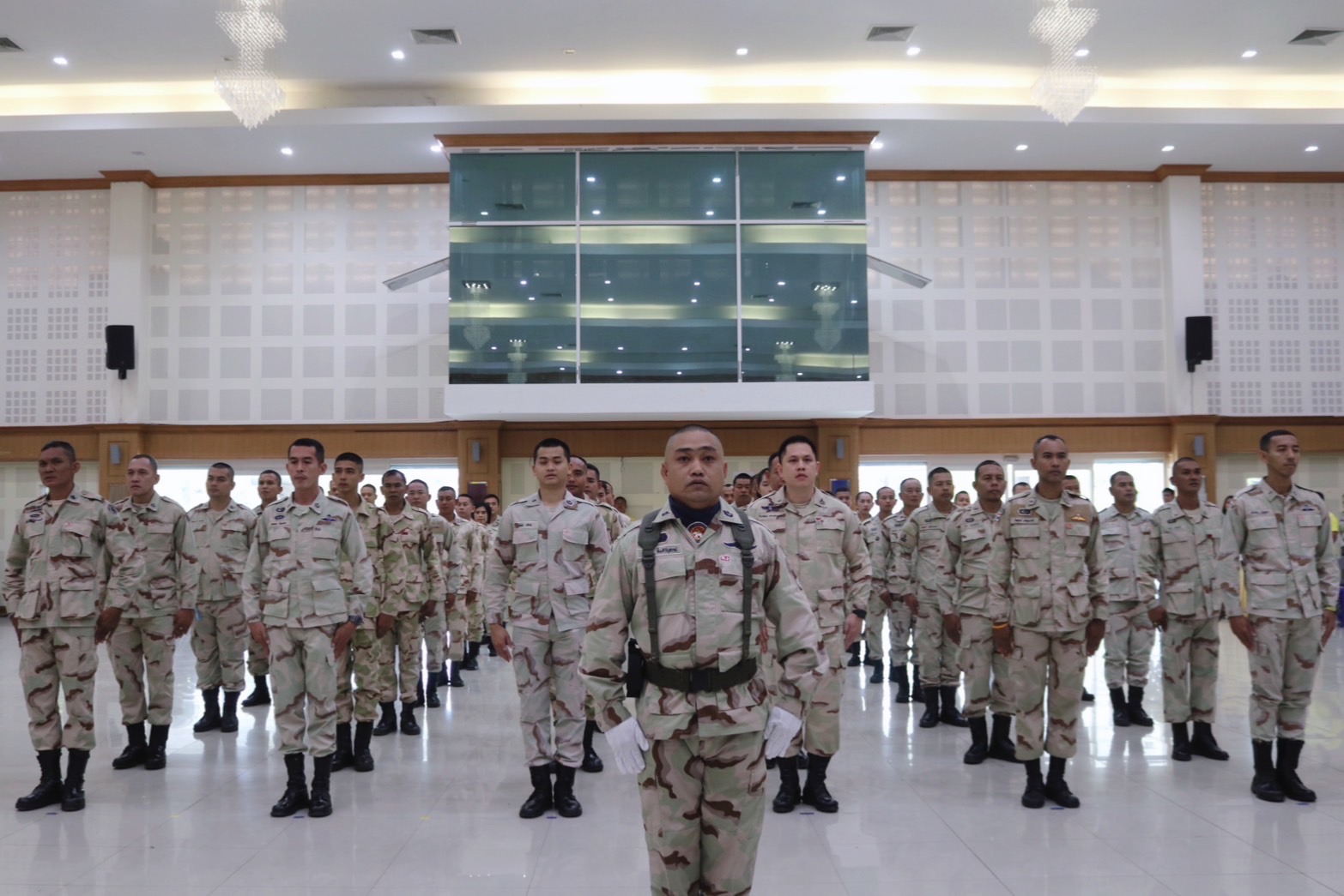 พช.สมุทรสงคราม ร่วมพิธีเนื่องในวันคล้ายวันสถาปนากองอาสารักษาดินแดน ครบรอบ 71 ปี