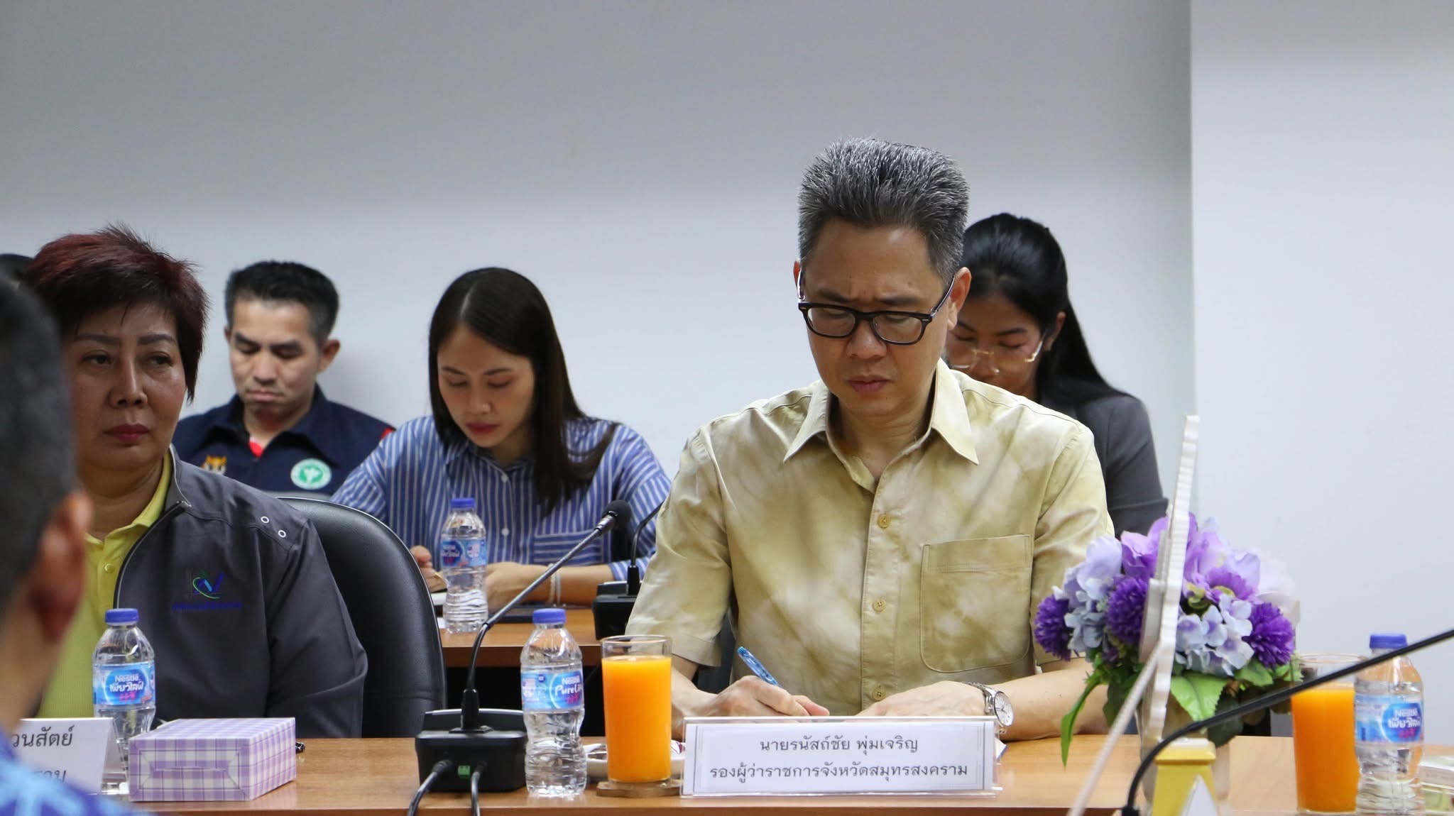 พช.สมุทรสงคราม ร่วมกิจกรรม Roadshow กลุ่มจังหวัดภาคกลางตอนล่าง 2 (สมุทรสาคร-สมุทรสงคราม-เพชรบุรี-ประจวบคีรีขันธ์) โครงการส่งเสริมการใช้งานระบบ Government Data Catalog
