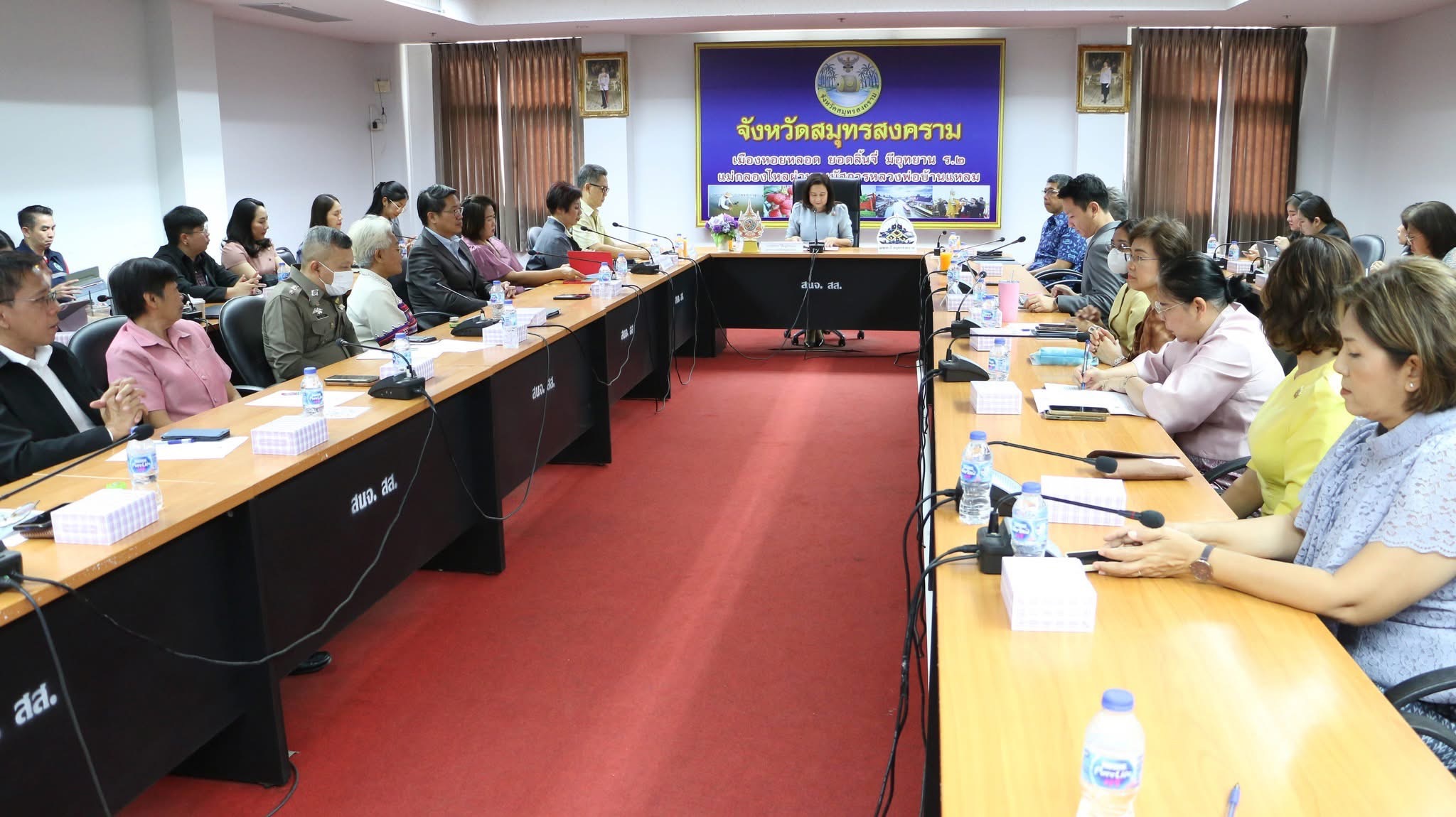 พช.สมุทรสงคราม ร่วมกิจกรรม Roadshow กลุ่มจังหวัดภาคกลางตอนล่าง 2 (สมุทรสาคร-สมุทรสงคราม-เพชรบุรี-ประจวบคีรีขันธ์) โครงการส่งเสริมการใช้งานระบบ Government Data Catalog