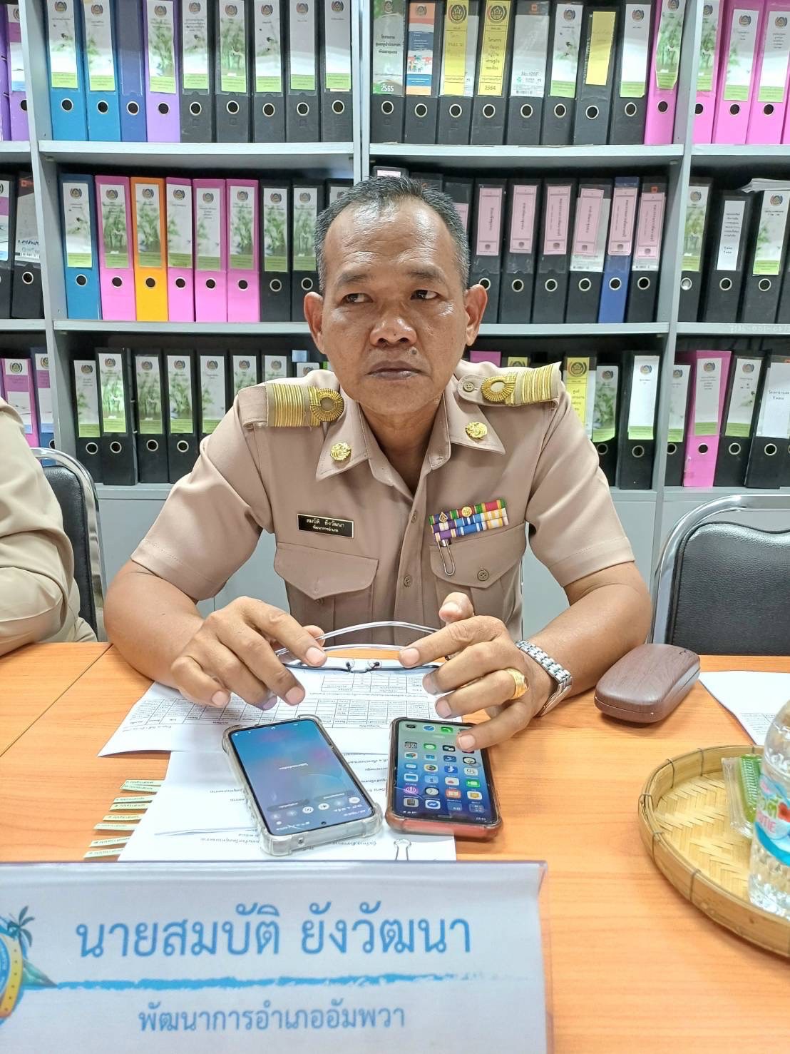 พช.สมุทรสงคราม ดำเนินการประชุมข้อราชการแก่เจ้าหน้าที่ในสังกัด สำนักงานพัฒนาชุมชนจังหวัดสมุทรสงคราม ประจำเดือนมีนาคม 2568