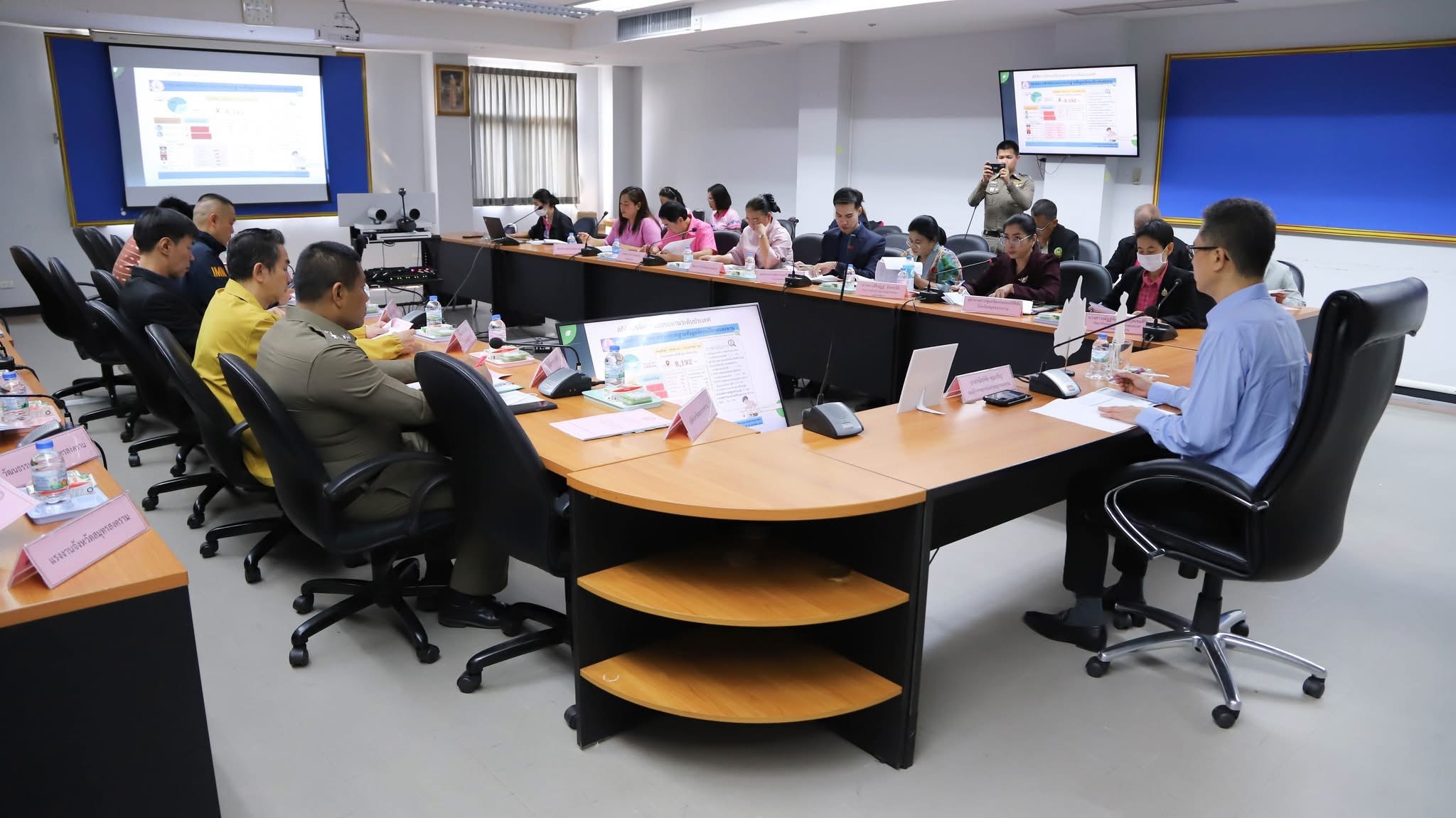 พช.สมุทรสงคราม ร่วมประชุมคณะอนุกรรมการควบคุมการขอทานจังหวัดสมุทรสงคราม ประจำปีงบประมาณ 2568