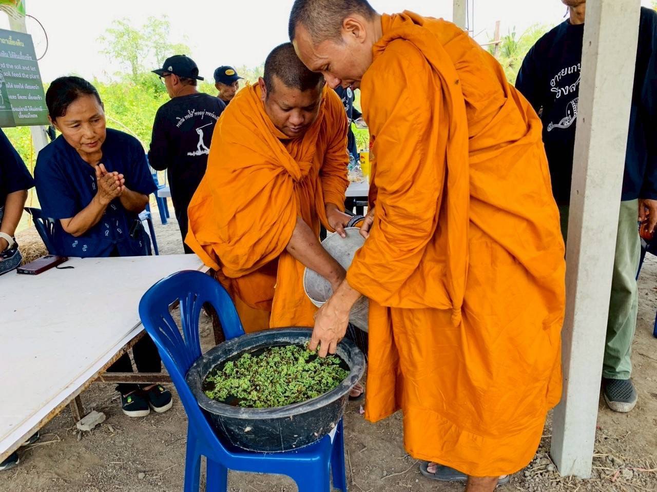พช.สมุทรสงคราม ร่วมกับเครือข่ายกสิกรรมธรรมชาติและโคก หนอง นา จังหวัดสมุทรสงคราม จัดกิจกรรม “เอามื้อสามัคคี เราทำความดีด้วยหัวใจ ครั้ง 35”