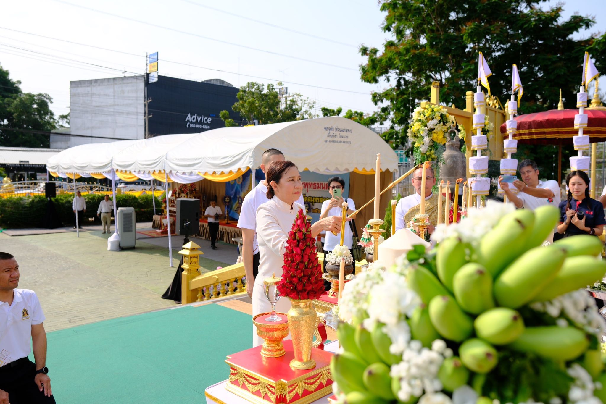 พช.สมุทรสงคราม ร่วมงานสมโภชศาลหลักเมืองและทำบุญเมืองจังหวัดสมุทรสงคราม ครบรอบ 124 ปี