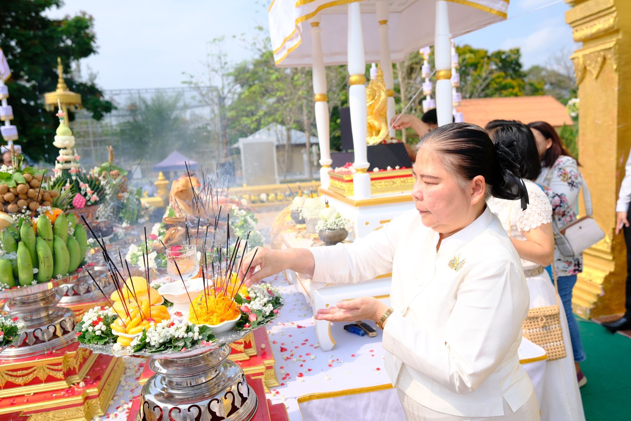 พช.สมุทรสงคราม ร่วมงานสมโภชศาลหลักเมืองและทำบุญเมืองจังหวัดสมุทรสงคราม ครบรอบ 124 ปี