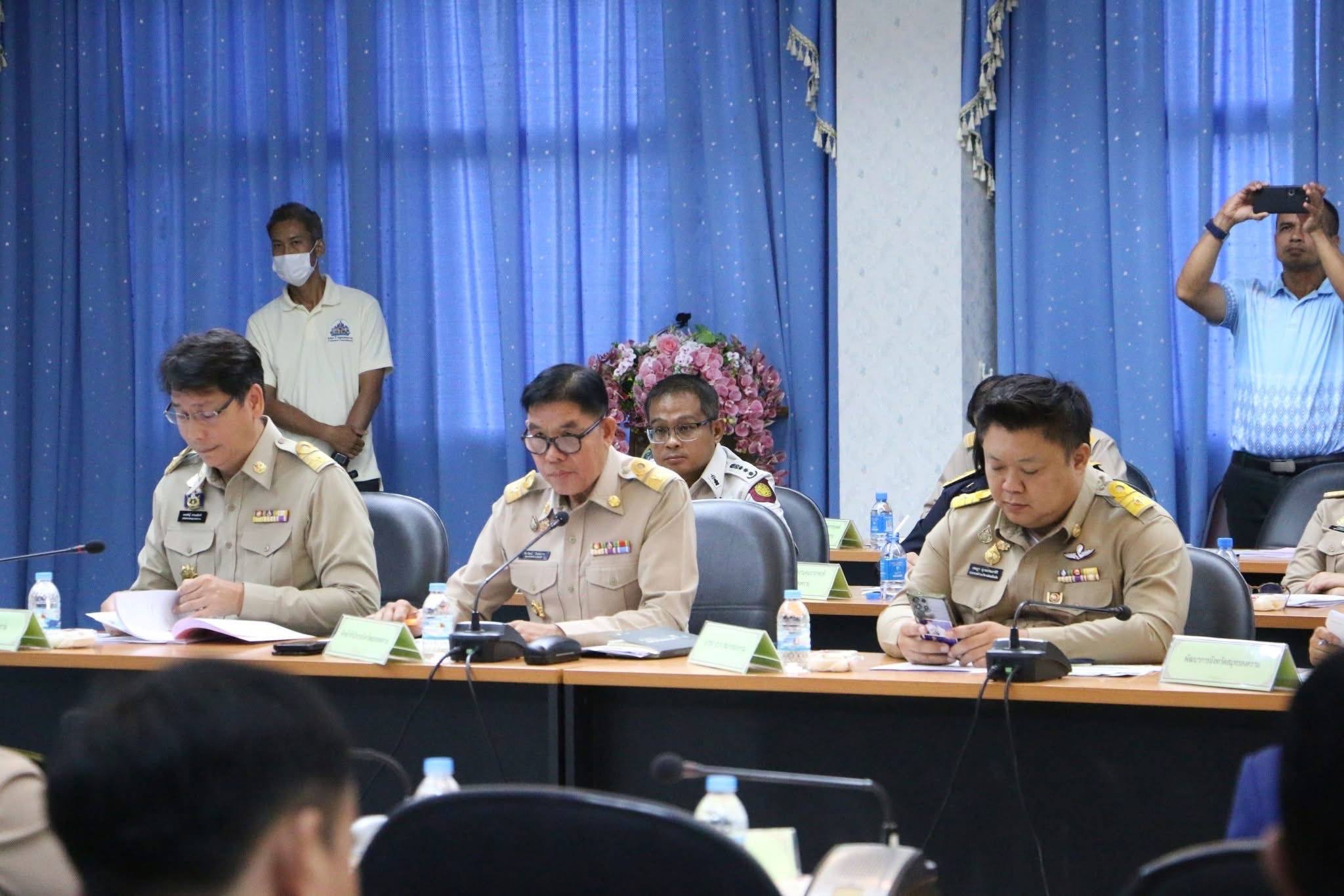 พช.สมุทรสงคราม ร่วมประชุมคณะกรมการจังหวัดและหัวหน้าส่วนราชการจังหวัดสมุทรสงคราม
