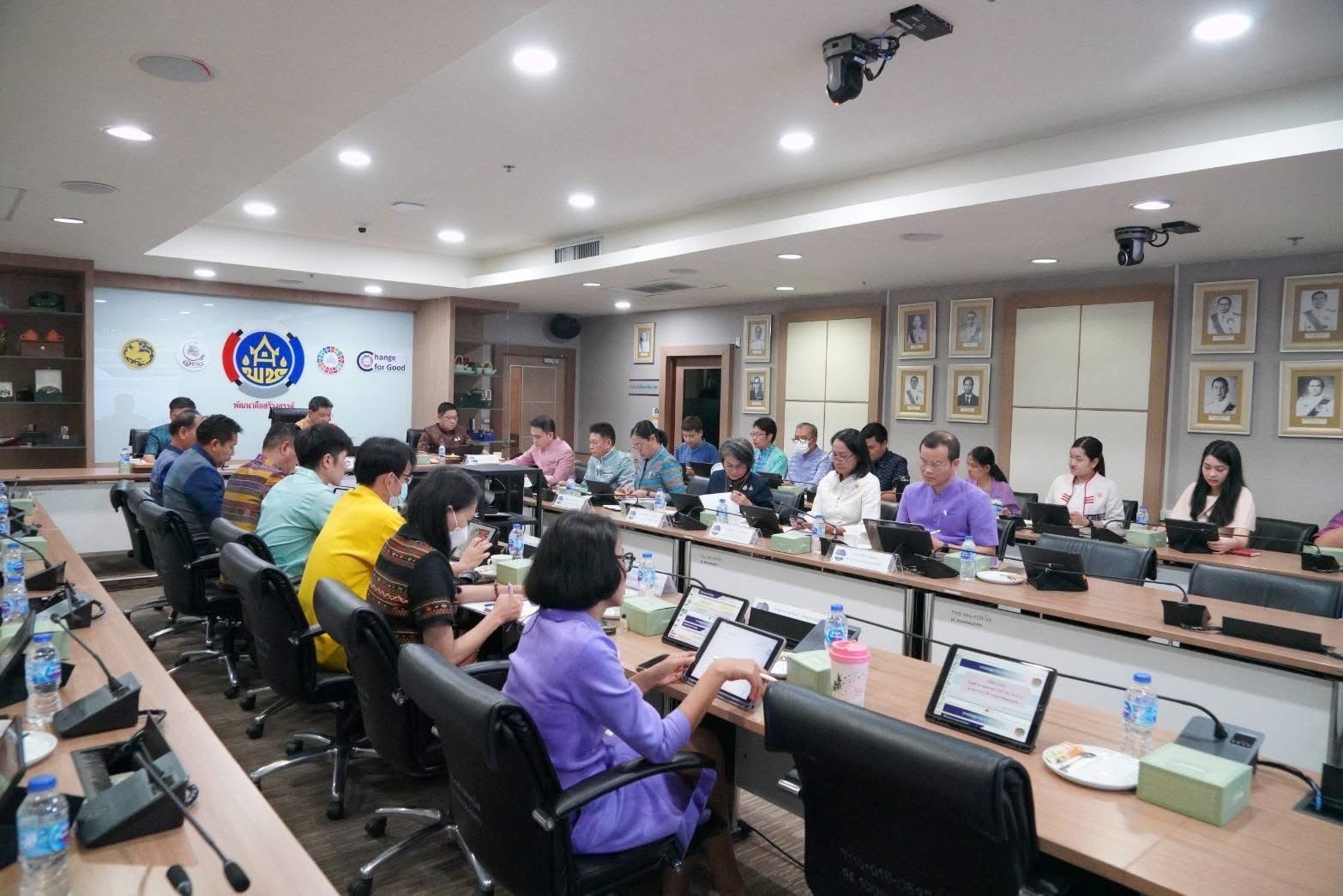 พช.สมุทรสงคราม ร่ว ประชุมกรมการพัฒนาชุมชน ครั้งที่ 5/2568