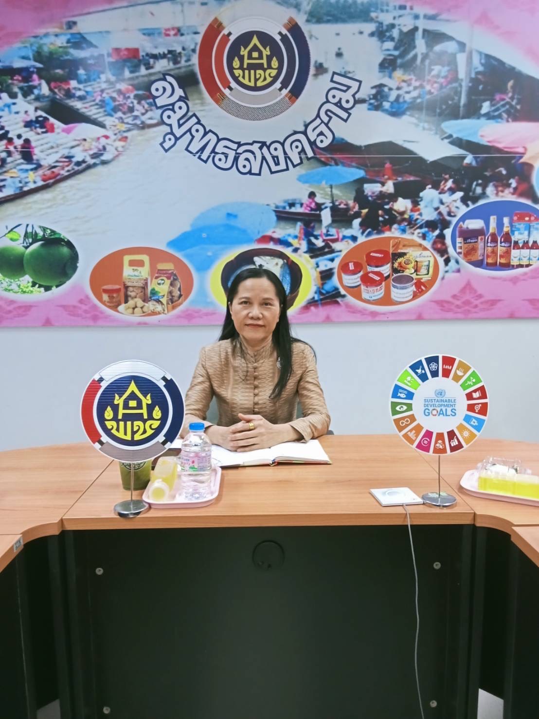 พช.สมุทรสงคราม ร่ว ประชุมกรมการพัฒนาชุมชน ครั้งที่ 5/2568