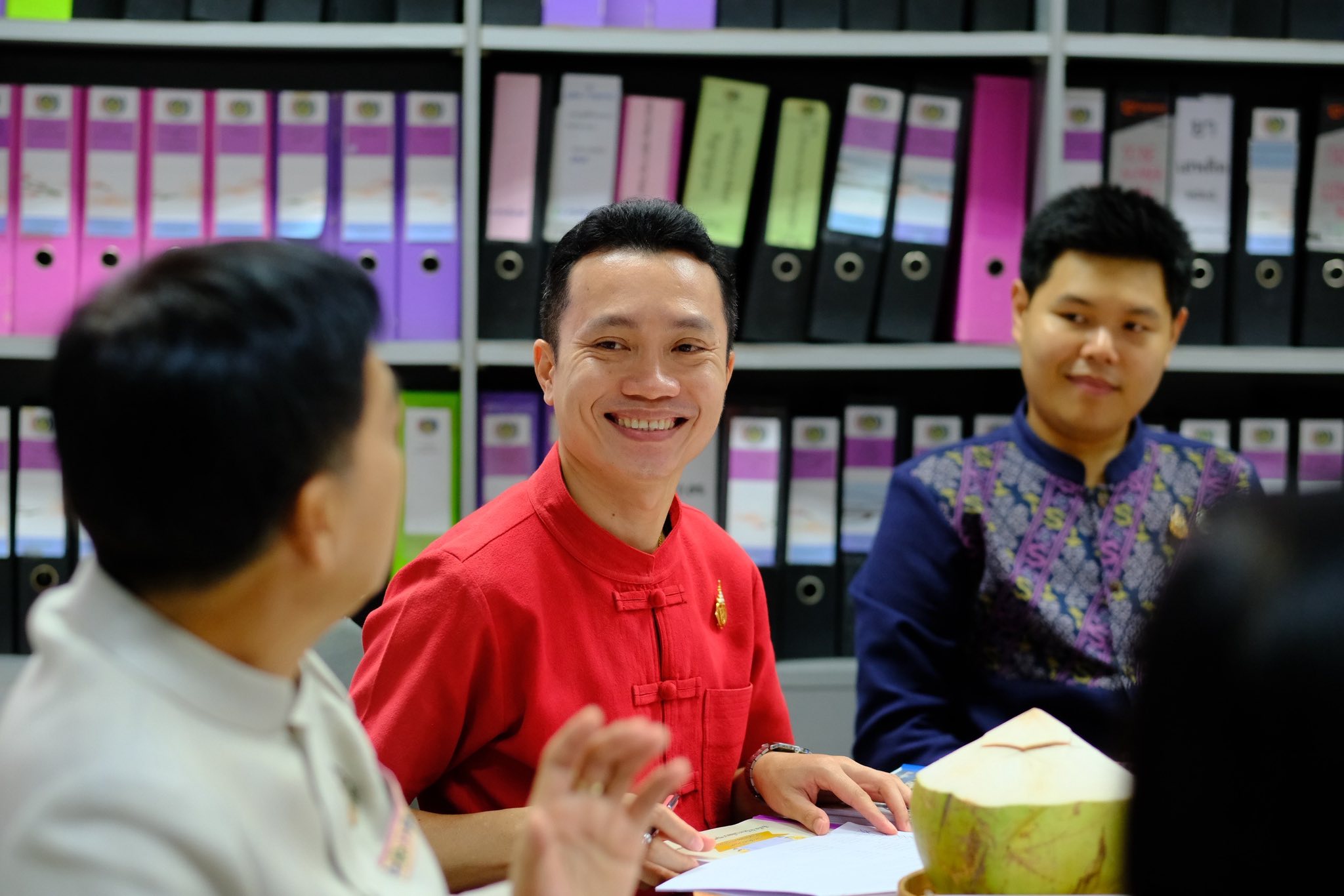 คณะกรรมการคัดเลือกข้าราชการ ลูกจ้างประจำ พนักงานราชการดีเด่น กรมการพัฒนาชุมชน ลงพื้นที่ติดตามการประเมิณผลในจังหวัดสมุทรสงคราม ประจำปีงบประมาณ 2568