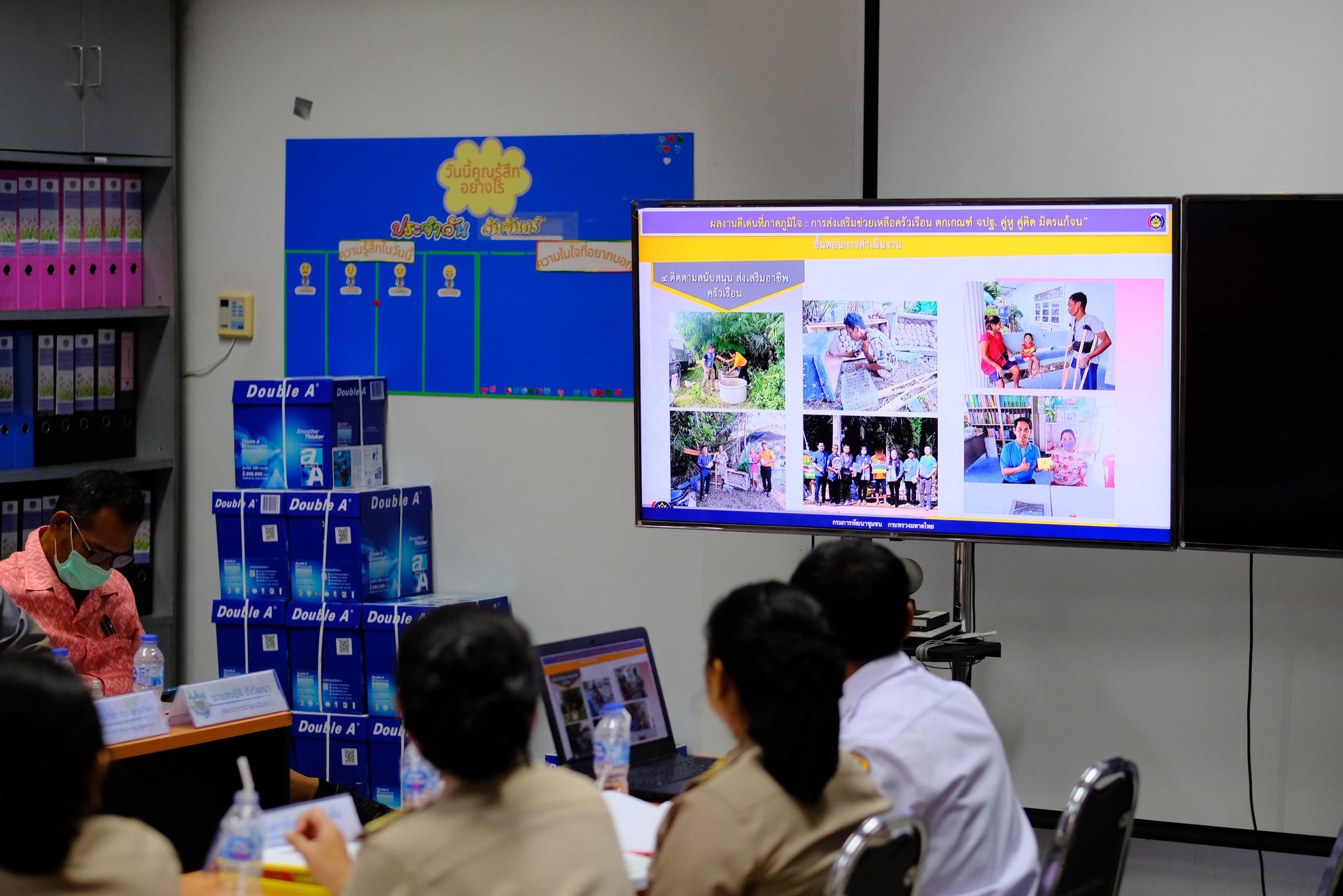 คณะกรรมการคัดเลือกข้าราชการ ลูกจ้างประจำ พนักงานราชการดีเด่น กรมการพัฒนาชุมชน ลงพื้นที่ติดตามการประเมิณผลในจังหวัดสมุทรสงคราม ประจำปีงบประมาณ 2568