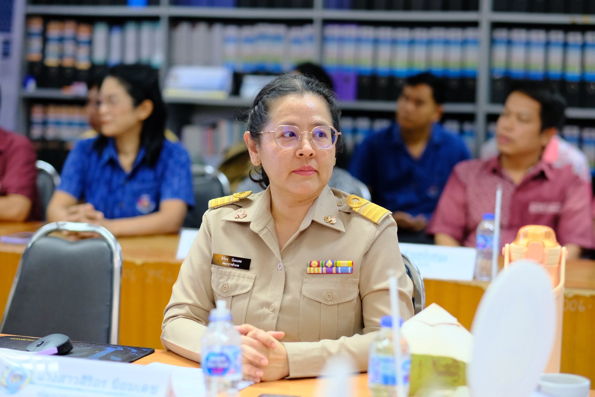 คณะกรรมการคัดเลือกข้าราชการ ลูกจ้างประจำ พนักงานราชการดีเด่น กรมการพัฒนาชุมชน ลงพื้นที่ติดตามการประเมิณผลในจังหวัดสมุทรสงคราม ประจำปีงบประมาณ 2568