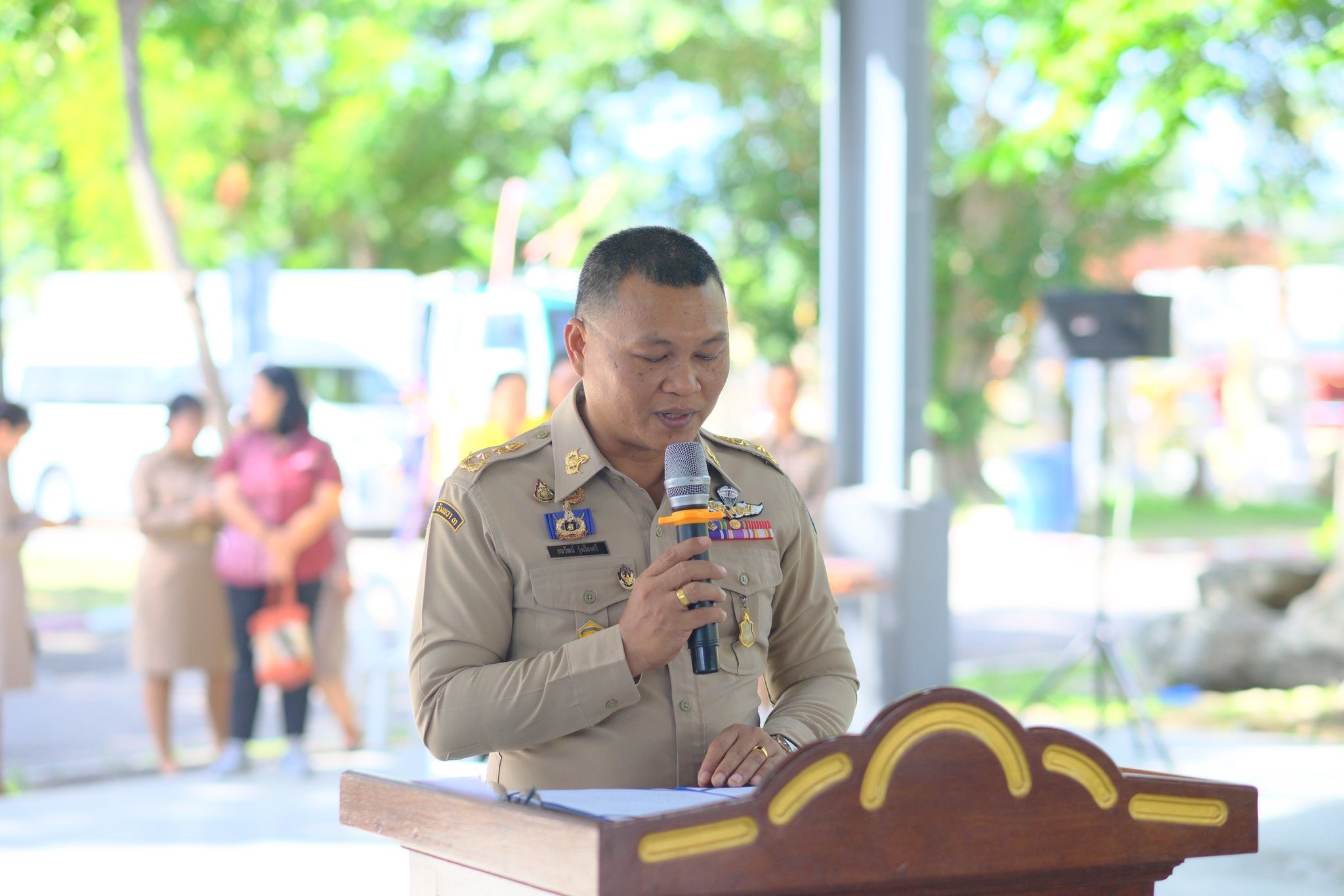 พช.สมุทรสงคราม ร่วมโครงการเสริมสร้างความจงรักภักดีต่อสถาบัน บำบัดทุกข์ บำรุงสุข สร้างรอยยิ้มให้ประชาชน ประจำปีงบประมาณ พ.ศ. 2568 และหน่วยบริการจังหวัดสมุทรสงครามเคลื่อนที่ “บำบัดทุกข์ บำรุงสุข สร้างรอยยิ้มให้ประชาชน”