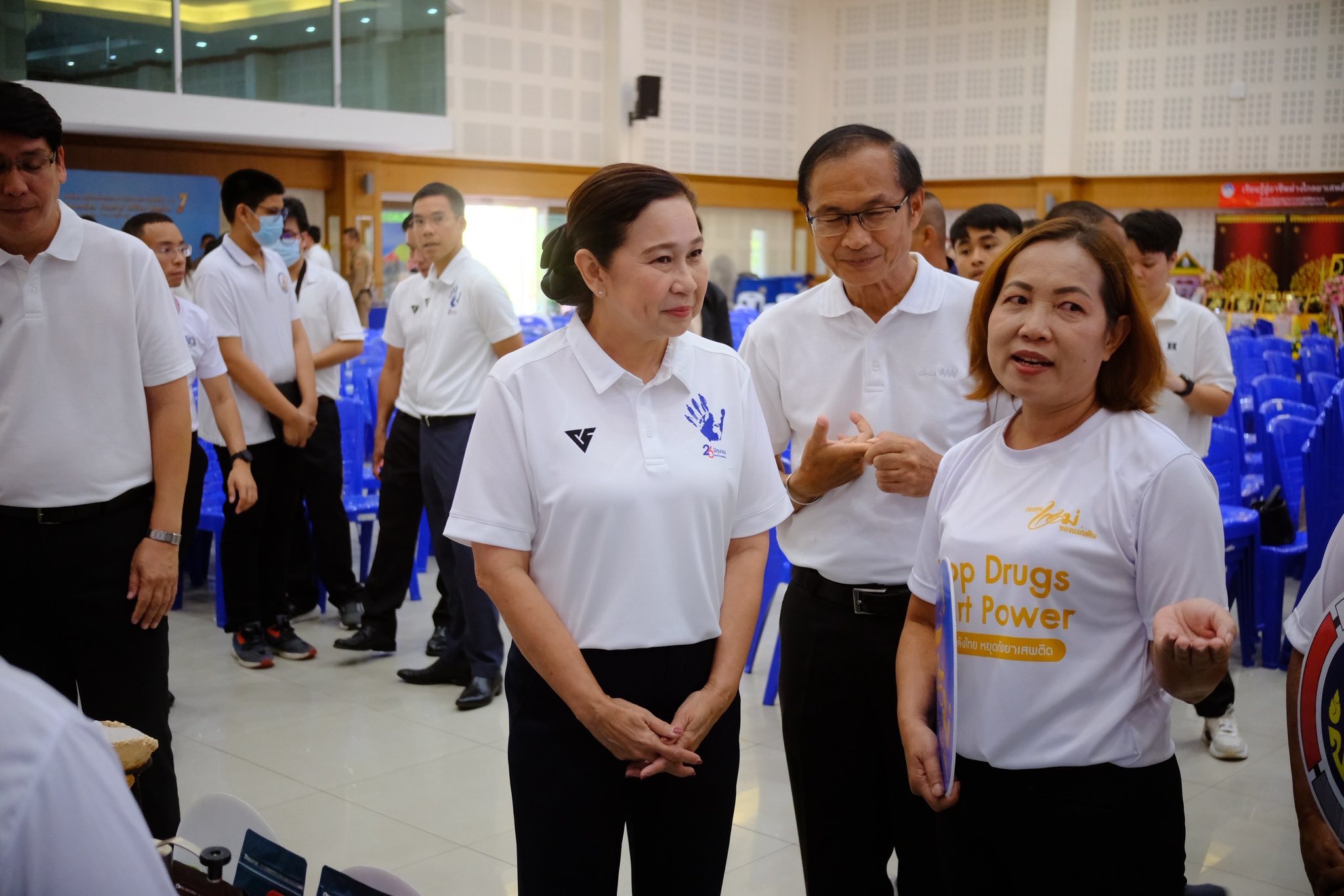 พช.สมุทรสงคราม ร่วมกิจกรรม 26 มิถุนายน วันต่อต้านยาเสพติดโลก Stop Druga Start Power สร้างพลังไทย หยุดภัยยาเสพติด