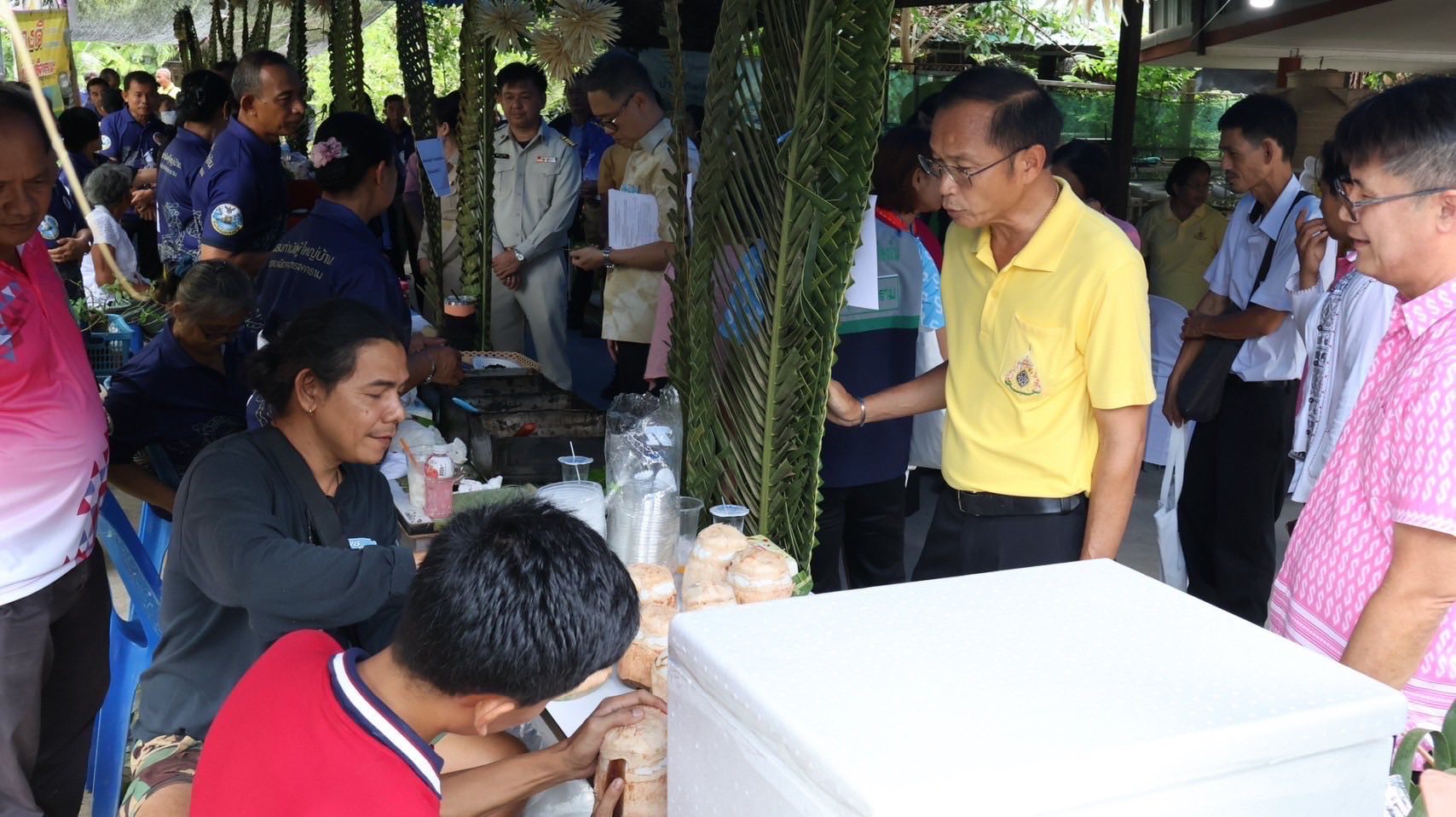 จังหวัดสมุทรสงคราม จัดกิจกรรมคัดสรรหมู่บ้านเศรษฐกิจพอเพียง “อยู่เย็น เป็นสุข” ดีเด่นระดับจังหวัด และกิจกรรมพัฒนาชุมชนดีเด่นระดับจังหวัด ประจำปี 2568