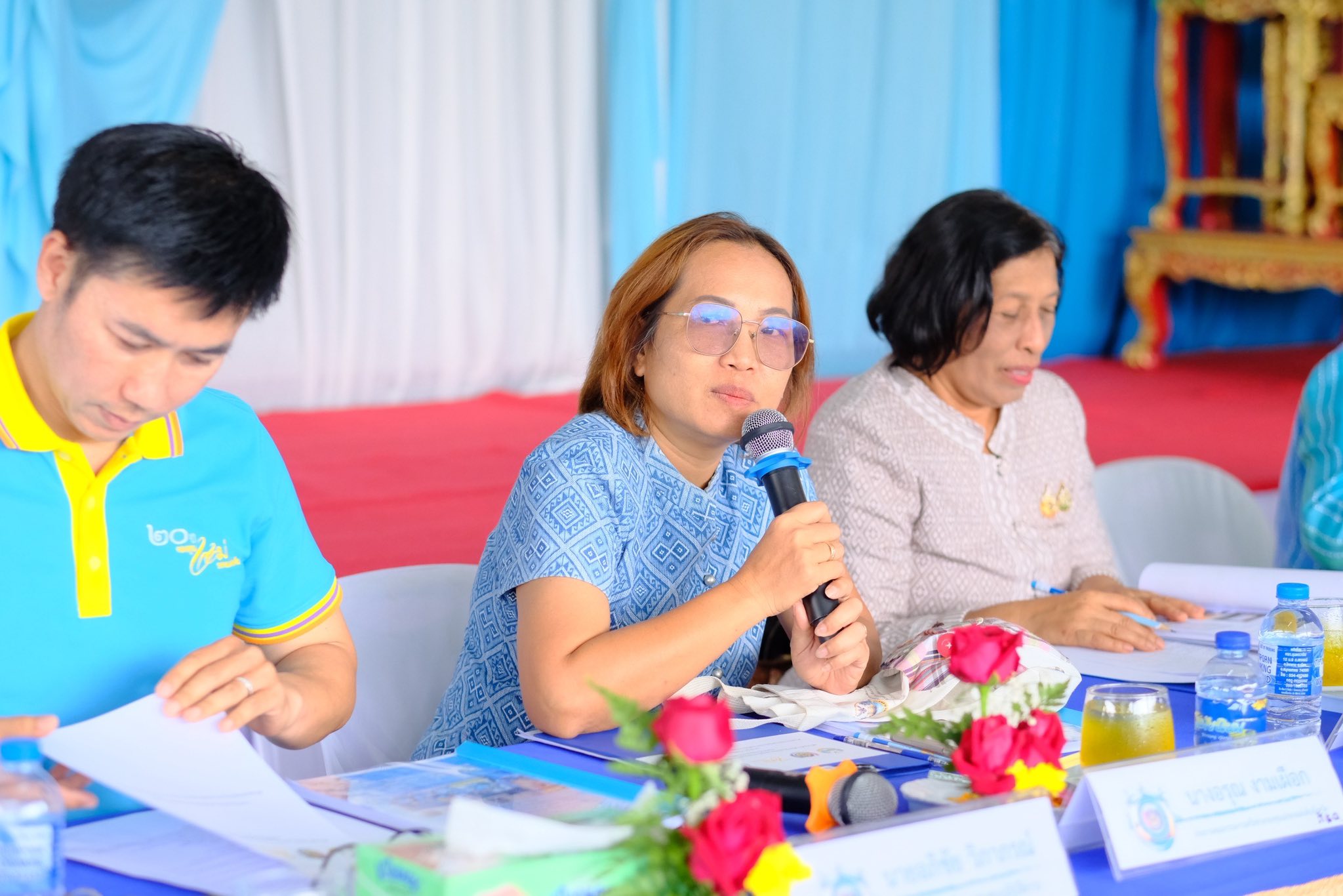 พช.สมุทรสงคราม ลงพื้นที่ติดตามและประกวดหมู่บ้านกองทุนแม่ของแผ่นดินดีเด่นระดับจังหวัด ประจำปีงบประมาณ พ.ศ. 2568