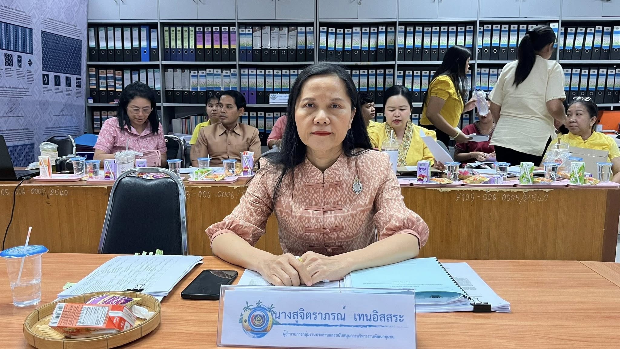 พช.สมุทรสงคราม ดำเนินการประชุมข้อราชการแก่เจ้าหน้าที่ในสังกัด สำนักงานพัฒนาชุมชนจังหวัดสมุทรสงคราม ประจำเดือนมิถุนายน 2568