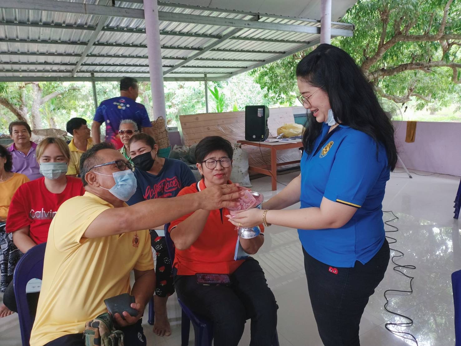 พช.สมุทรสงคราม พร้อมด้วยคณะกรรมการเครือข่ายกองทุนแม่ของแผ่นดินระดับจังหวัด ร่วมดำเนินโครงการพัฒนาศักยภาพผู้นำหมู่บ้านต้นกล้ากองทุนแม่ของแผ่นดินจังหวัดสมุทรสงคราม ประจำปีงบประมาณ 2568 “เป้าหมายหมู่บ้านฯ เพิ่มเติม”