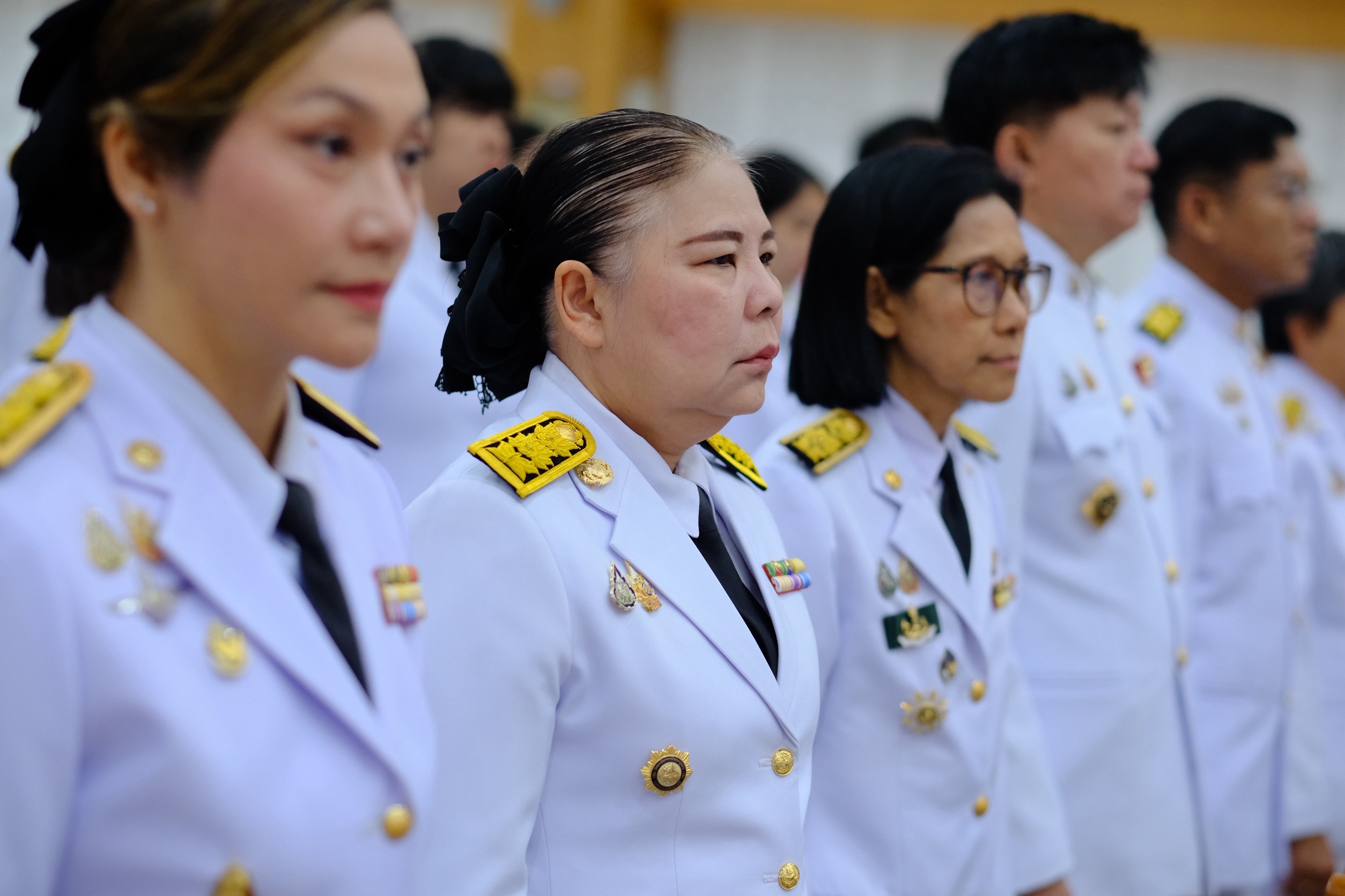 พช.สมุทรสงคราม ร่วมพิธีทำบุญตักบาตรถวายพระราชกุศลและพิธีถวายพระพรชัยมงคล เนื่องในโอกาสวันคล้ายวันประสูติพระเจ้าวรวงศ์เธอ พระองค์เจ้าโสมสวลี กรมหมื่นสุทธนารีนาถ