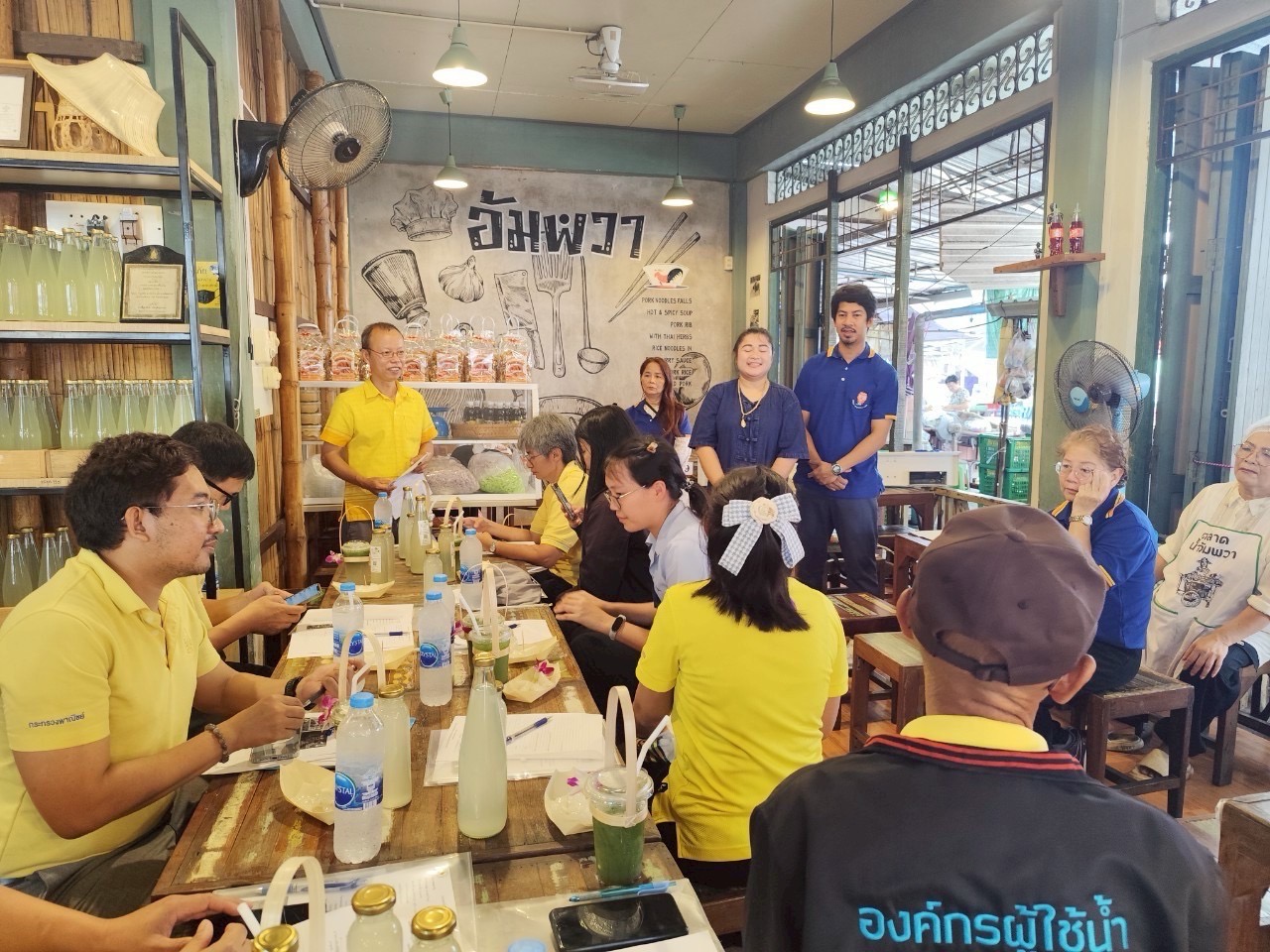 พช.สมุทรสงคราม ลงพื้นที่ติดตามกลุ่มเป้าหมาย ตามโครงการประชุมกลไกขับเคลื่อนการพัฒนาเศรษฐกิจฐานรากระดับจังหวัด ไตรมาสที่ 4 กิจกรรมที่ 2 ประชุมเชิงปฏิบัติการในพื้นที่ที่เป็นเป้าหมาย ประจำปีงบประมาณ พ.ศ. 2568