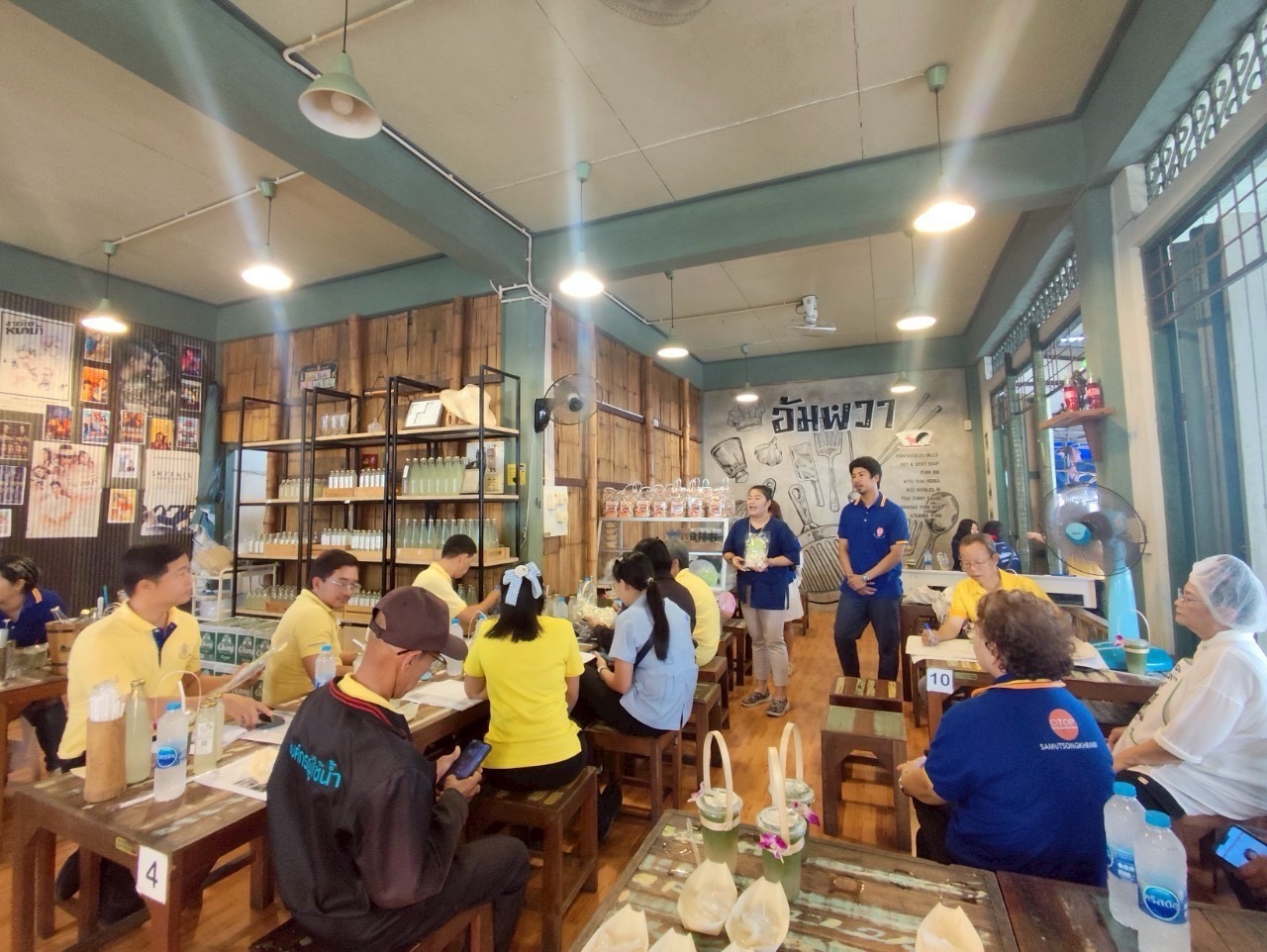 พช.สมุทรสงคราม ลงพื้นที่ติดตามกลุ่มเป้าหมาย ตามโครงการประชุมกลไกขับเคลื่อนการพัฒนาเศรษฐกิจฐานรากระดับจังหวัด ไตรมาสที่ 4 กิจกรรมที่ 2 ประชุมเชิงปฏิบัติการในพื้นที่ที่เป็นเป้าหมาย ประจำปีงบประมาณ พ.ศ. 2568